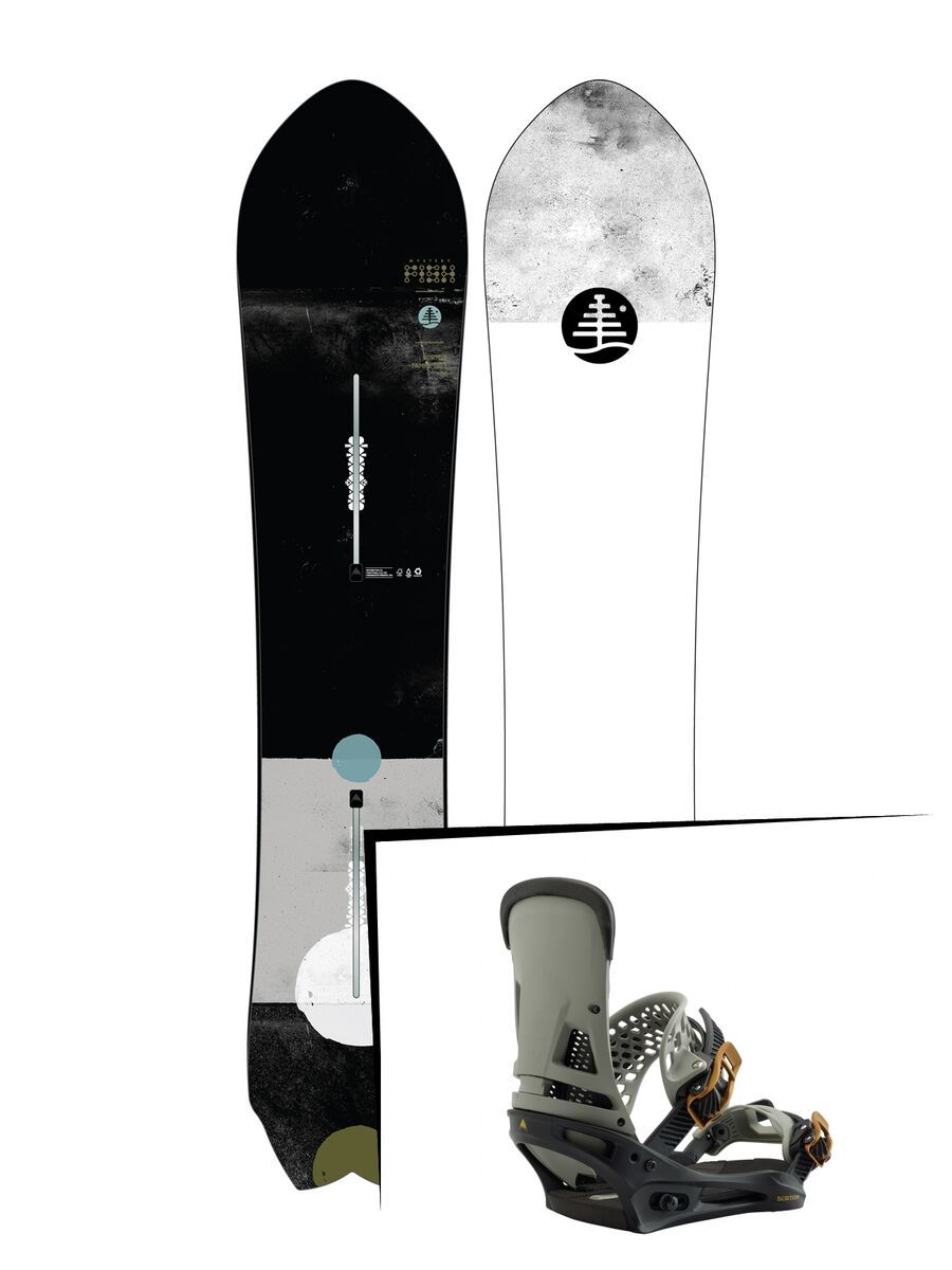 Set: Burton Family Tree Mystery Fish 2019 + Burton Malavita black/gray - Bild 1
