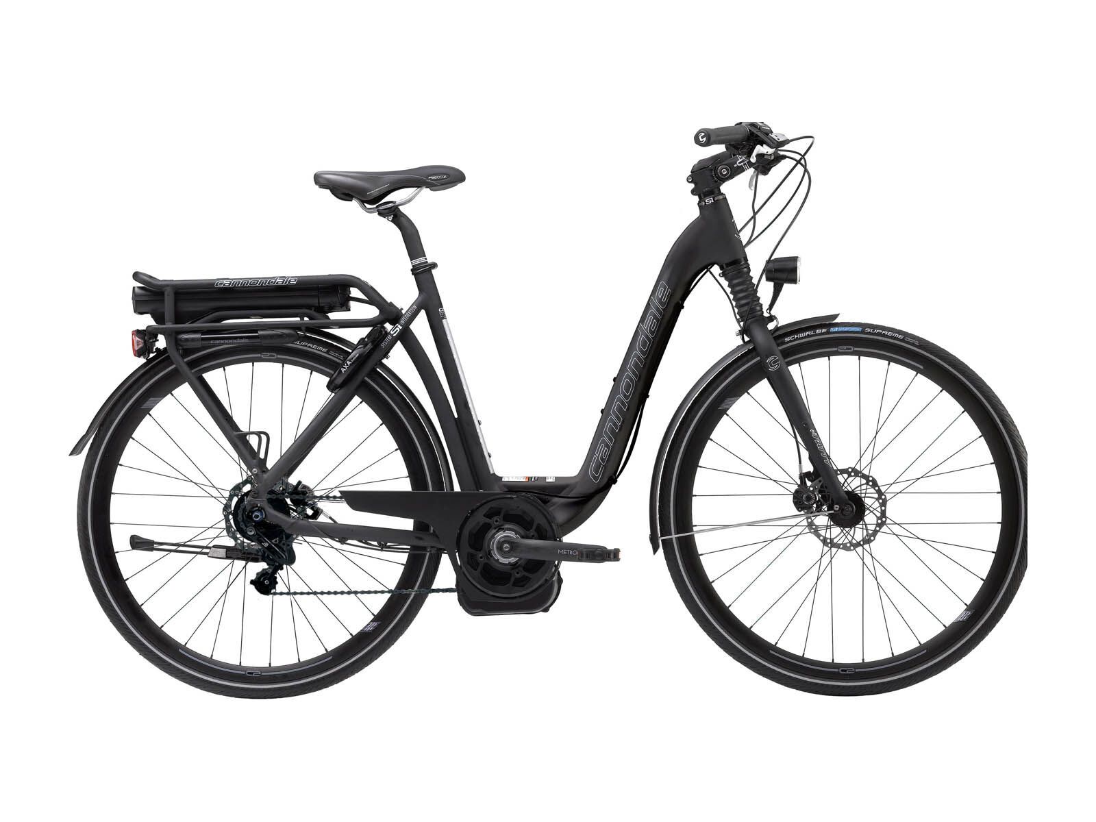 Cannondale E-Series 1 Headshok Step Trough Alfine 300Wh. New HMI, jet black matte - Bild 1