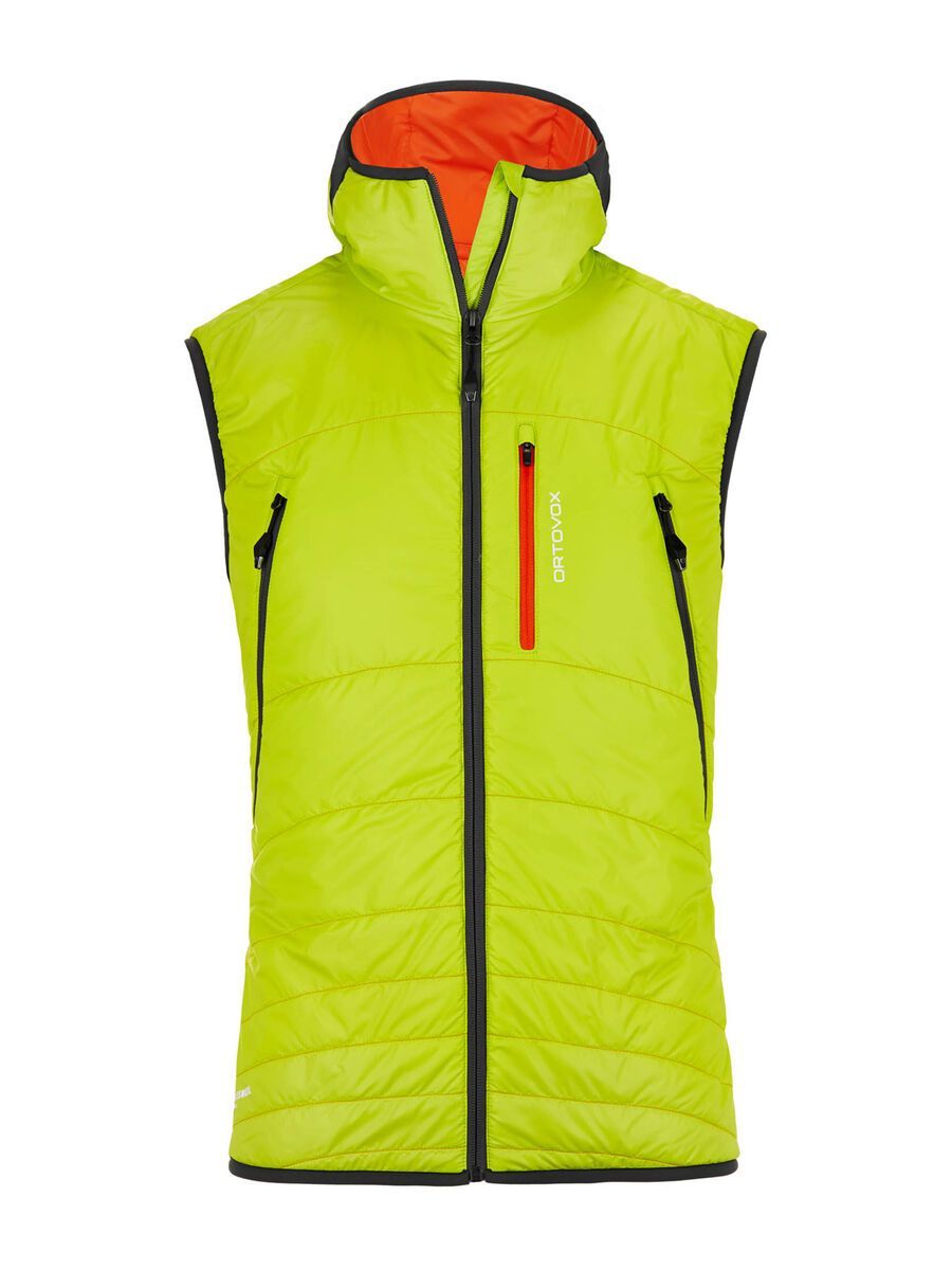 Ortovox Swisswool Light Tec Vest Piz Boé, happy green - Bild 1