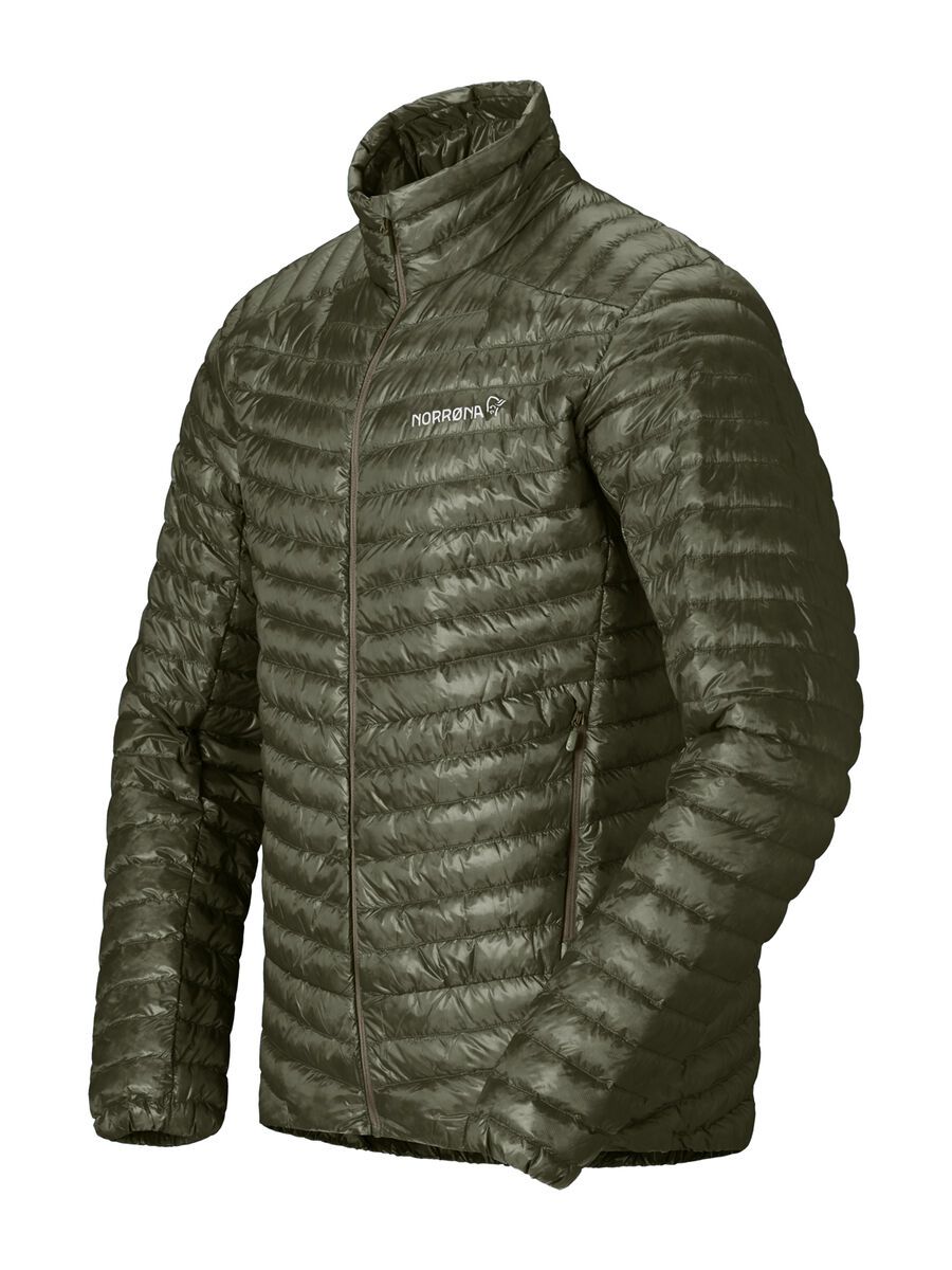 Norrona trollveggen down800 super light Jacket M's, deep lichen green - Bild 2