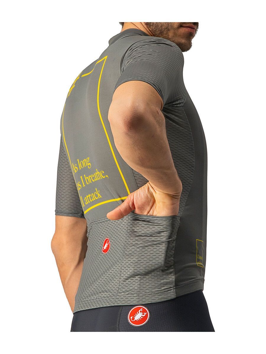 Castelli Breathe Attack Jersey, forest gray - Bild 7