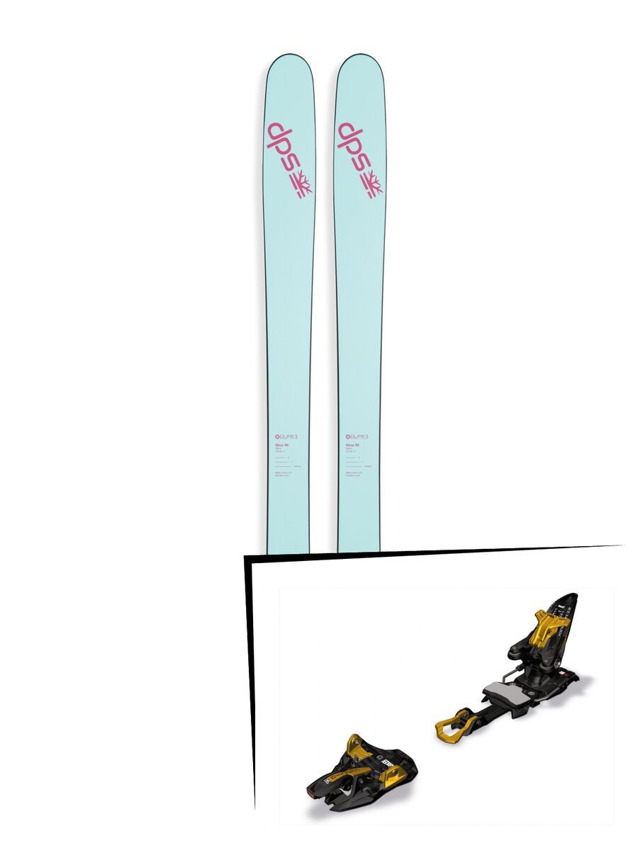 DPS Skis Set: Nina 99 Pure3 2016 + Marker Kingpin 13 - Bild 1