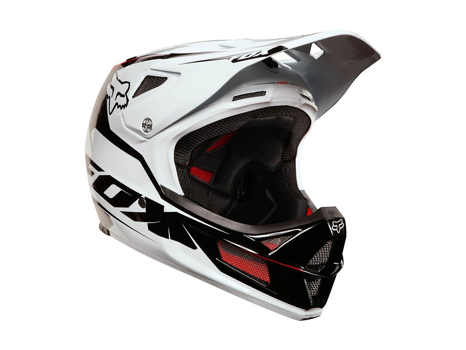 Fox Rampage Pro Carbon Helmet, white - Bild 2