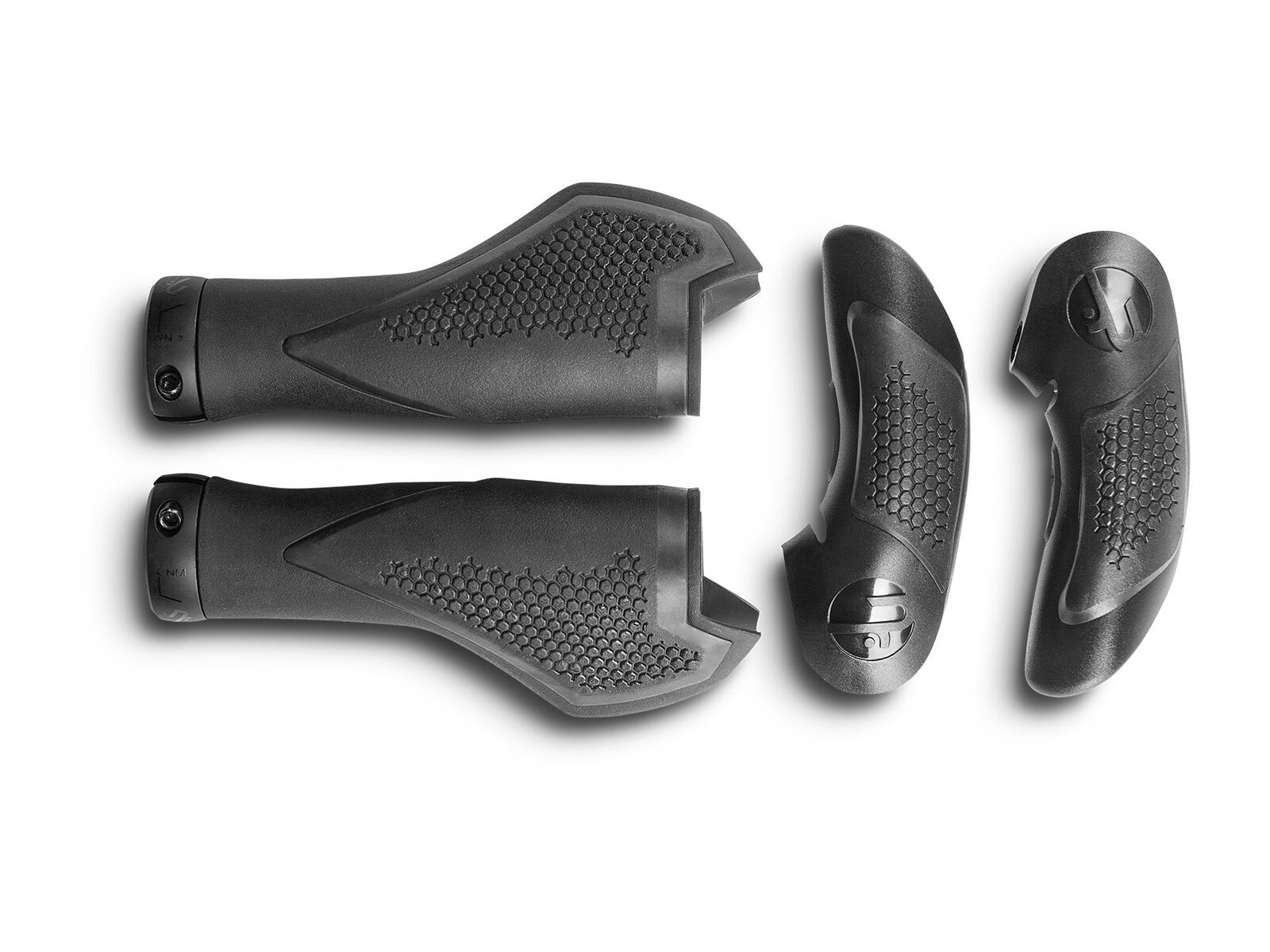 Cube Natural Fit Griffe Comfort Bar Ends Medium, black - Bild 5