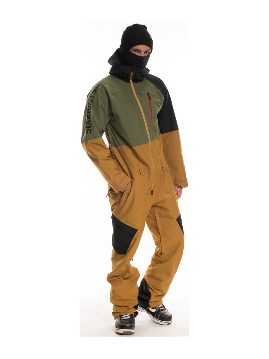 686 GLCR Hydra Coverall, golden brown colorblock - Bild 3