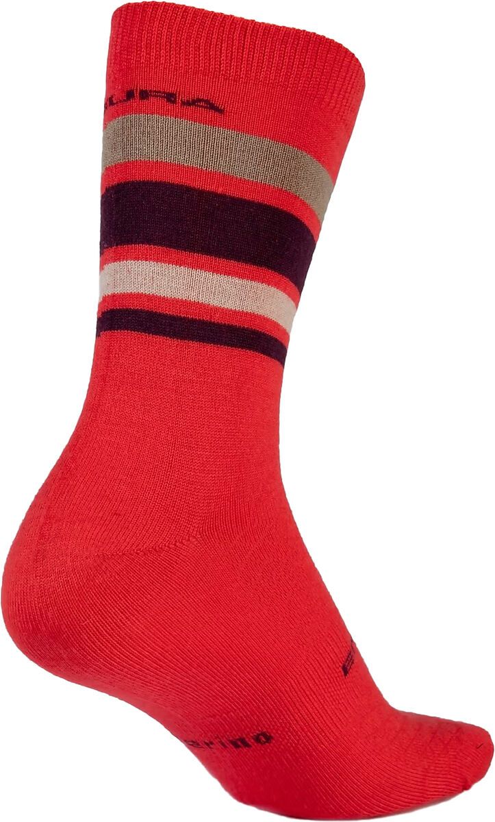 Endura Baabaa Merino Stripe Sock, pomegranate - Bild 2