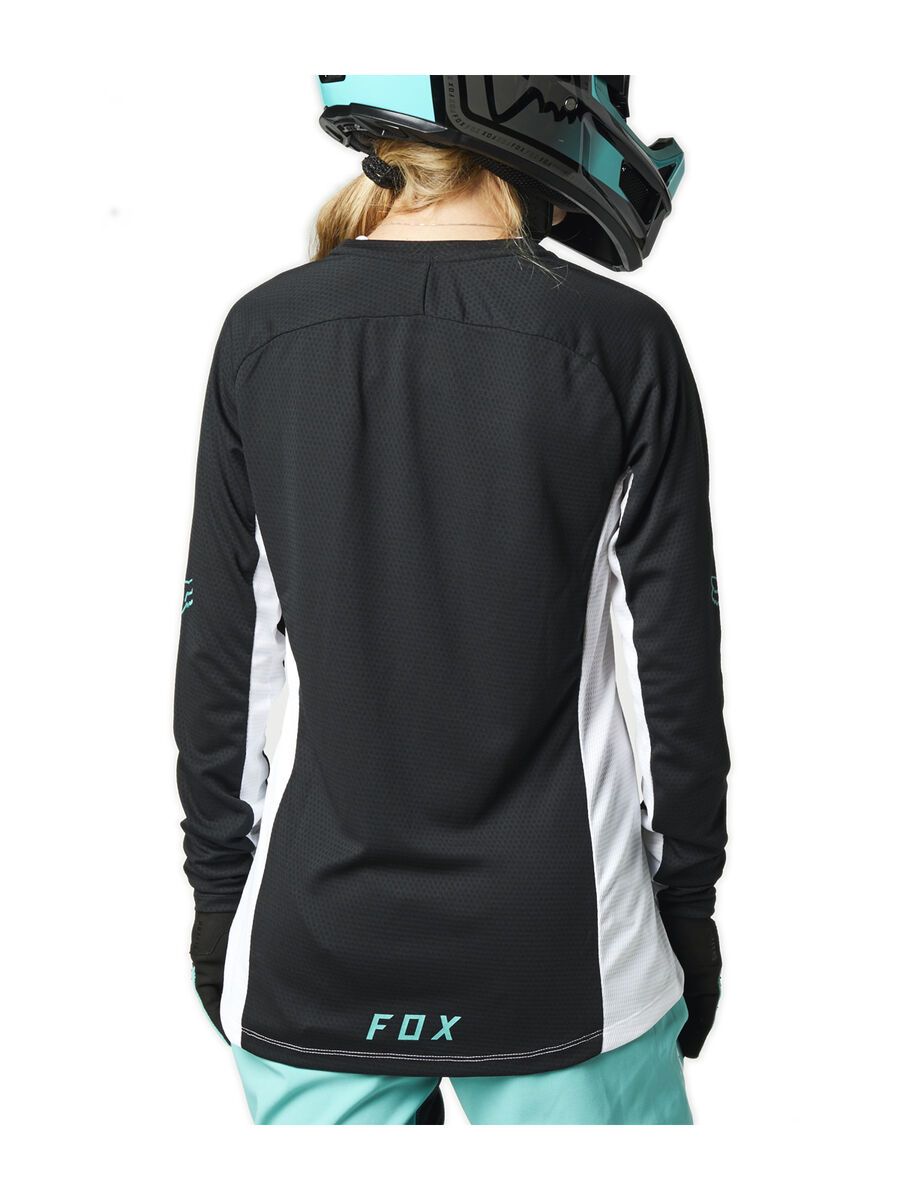 Fox Womens Defend LS Jersey, white/black - Bild 4