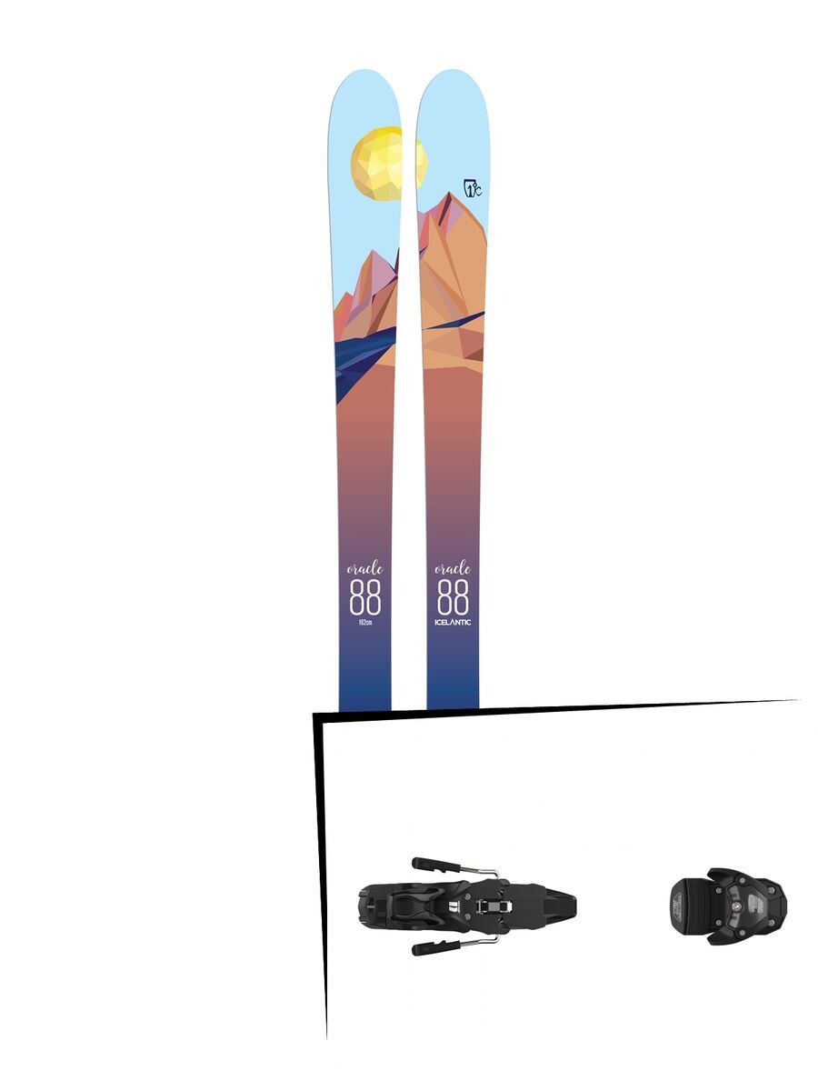 Set: Icelantic Oracle 88 2018 + Armada Warden MNC 11 black - Bild 1