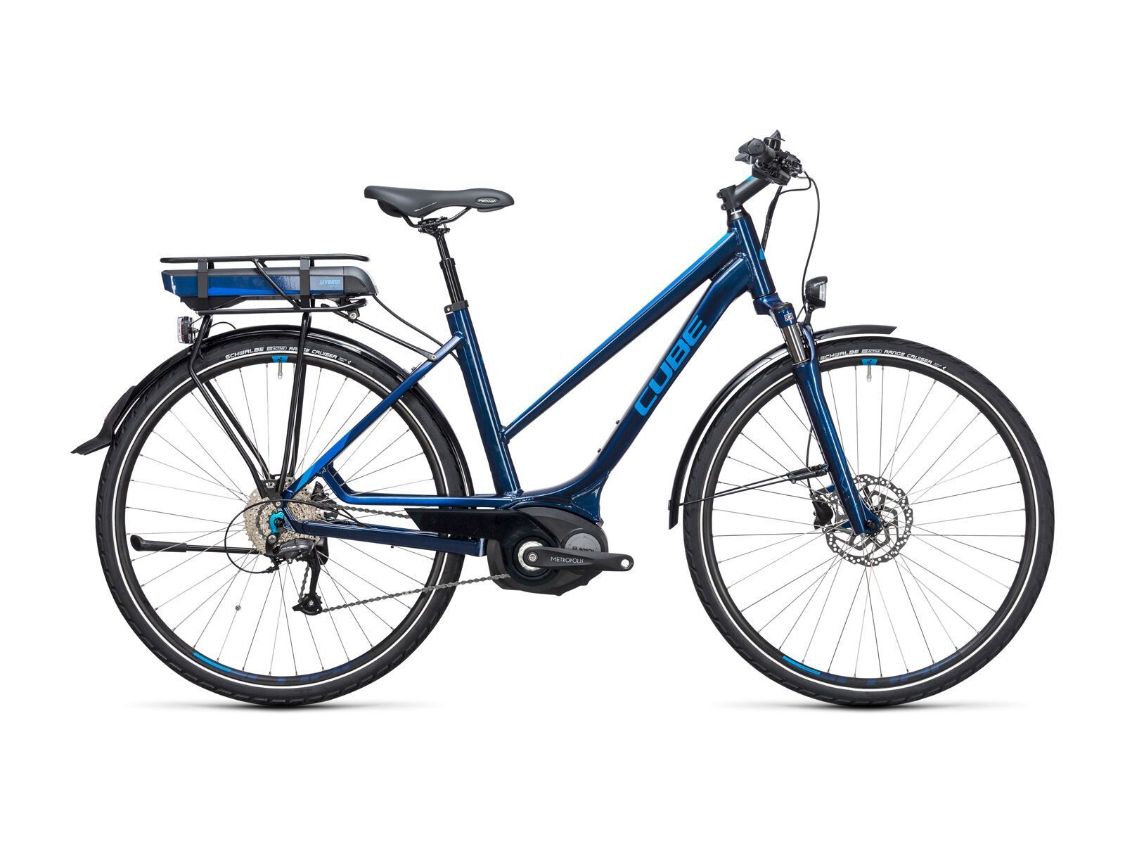 Cube Touring Hybrid 400 Trapeze, blue´n´blue - Bild 1