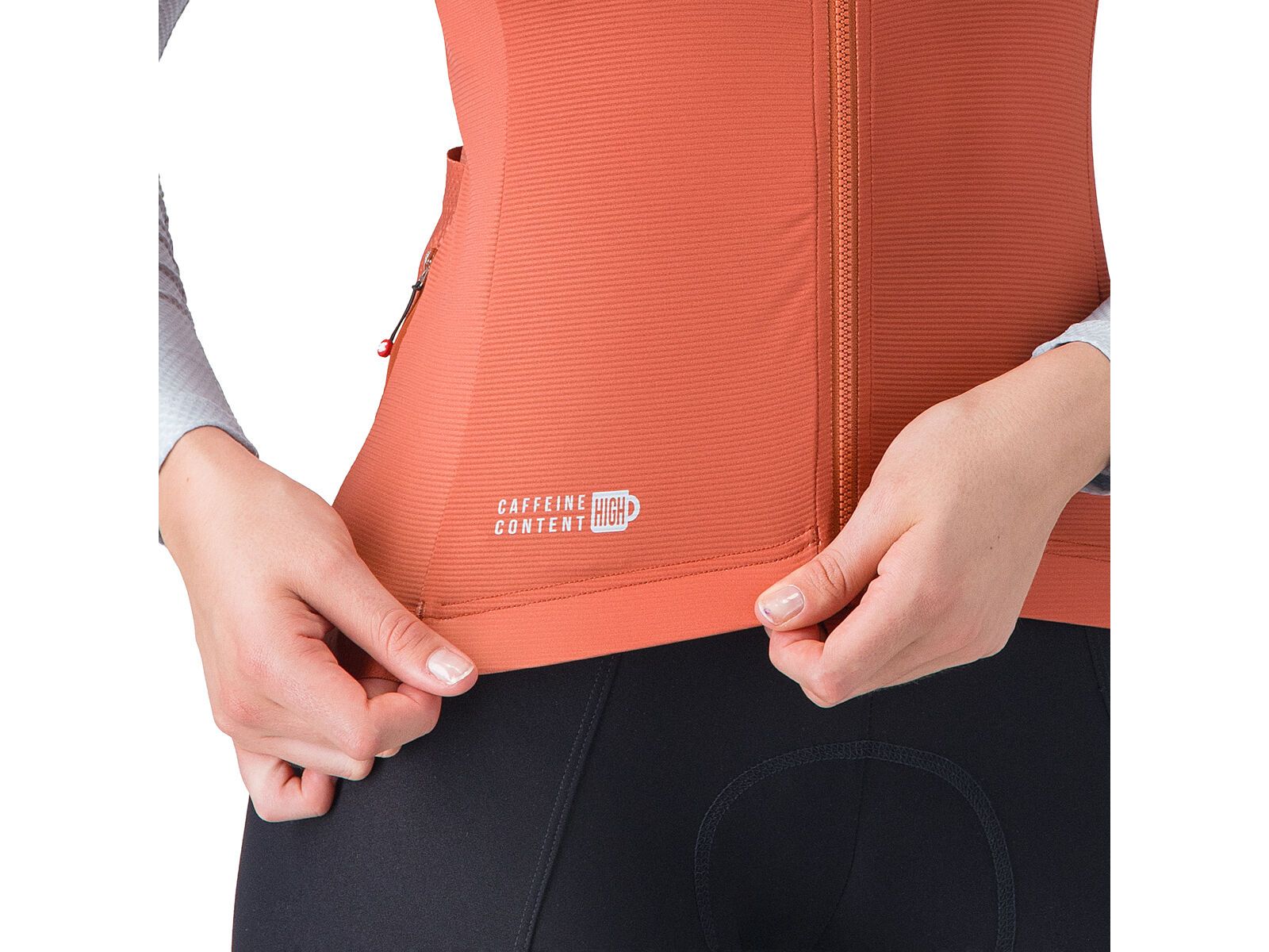 Castelli Corretto W Long Sleeve Jersey, paprika/winter sky - Bild 4