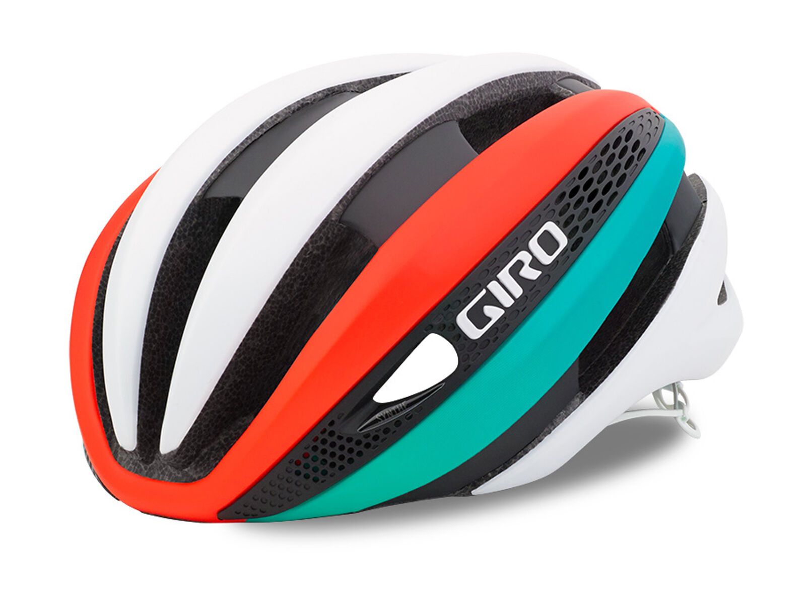 Giro Synthe MIPS, mat white/turquoise/vermillion - Bild 1