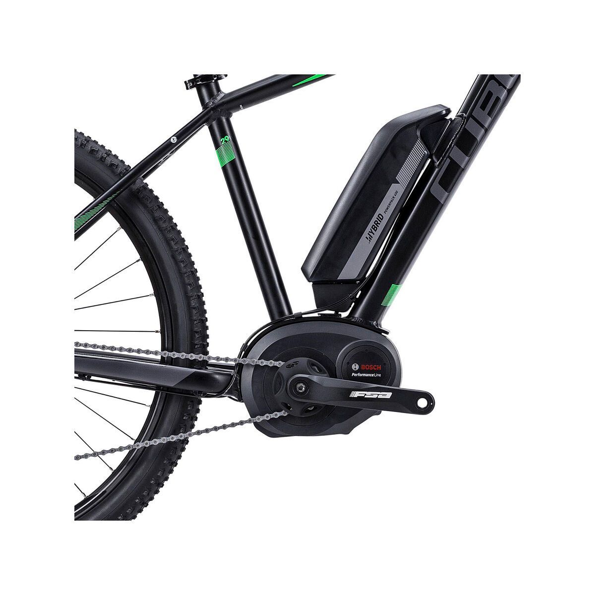 Cube Reaction Hybrid HPA Race 27.5, black/grey/neongreen - Bild 3