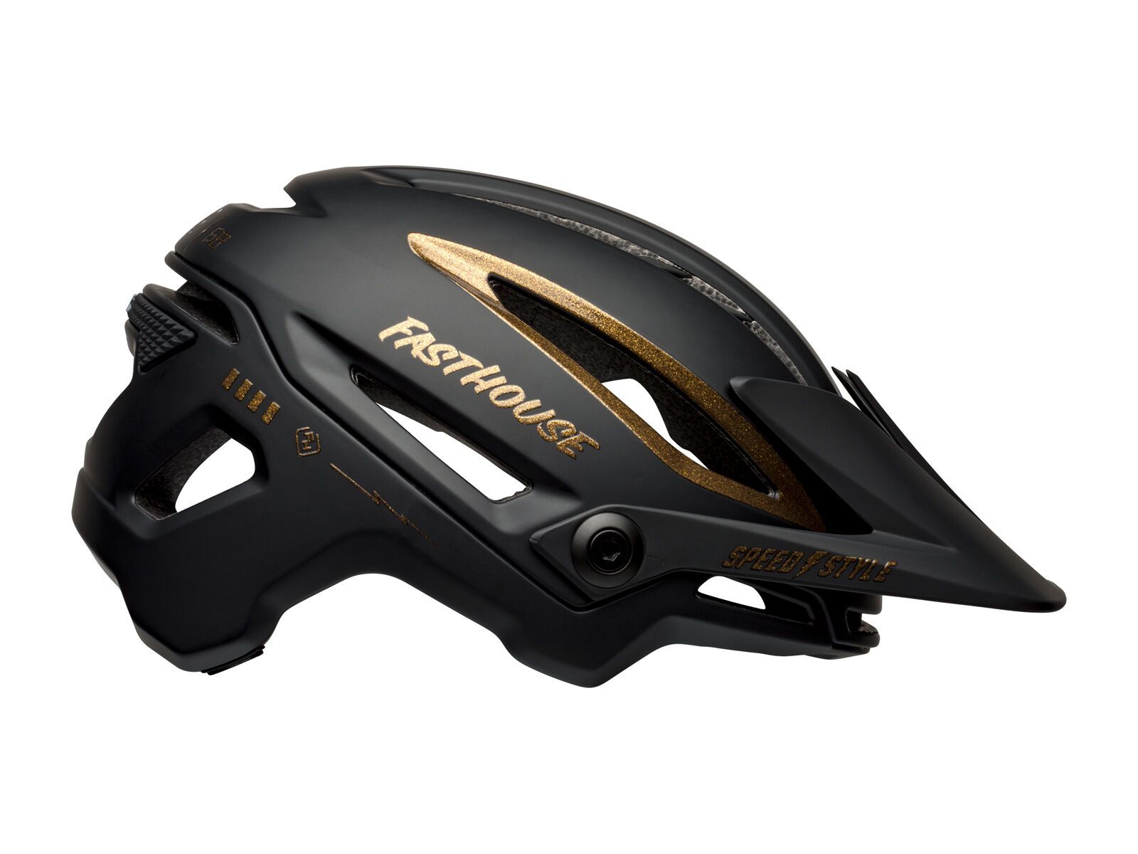 Bell Sixer MIPS Fasthouse, matte/gloss black/gold - Bild 2