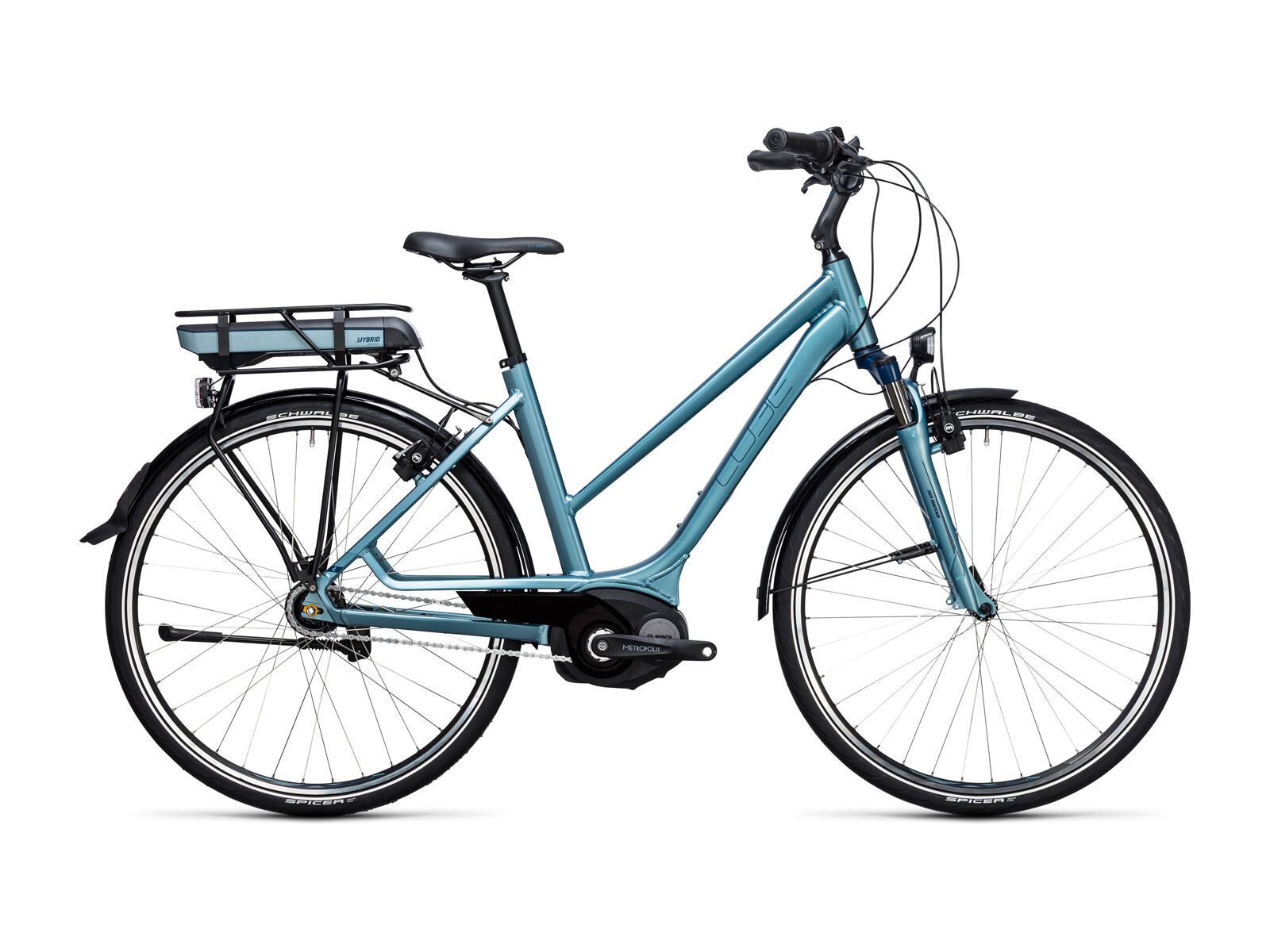 Cube Travel Hybrid ONE 400 Trapeze, bluegreen´n´blue - Bild 1