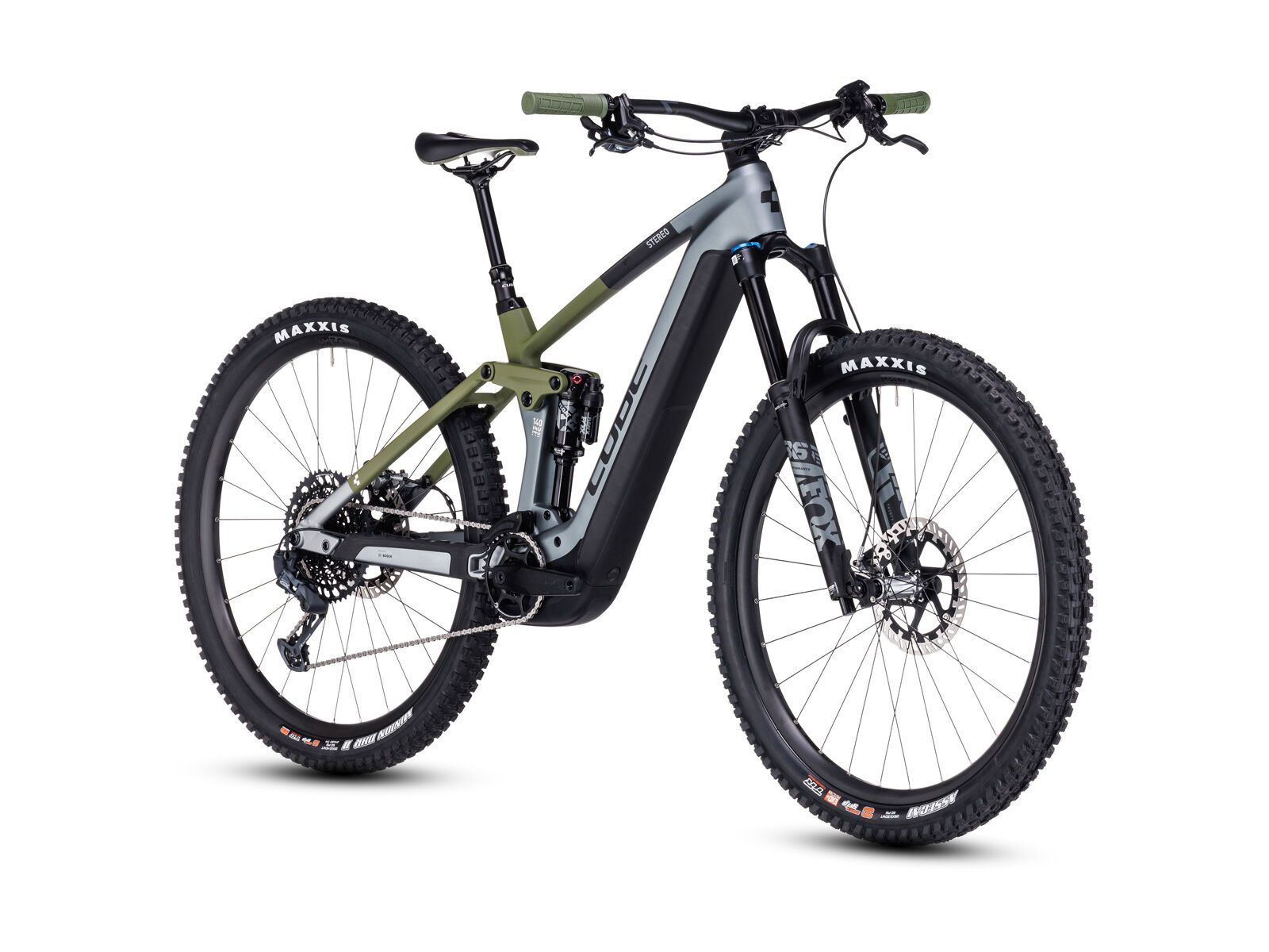 Cube Stereo Hybrid 140 HPC TM 750 29, flashgrey´n´olive - Bild 2