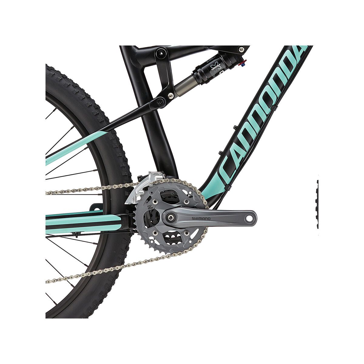 Cannondale Habit Women's 2, jet black w/ linen, tree frog, matte - Bild 4
