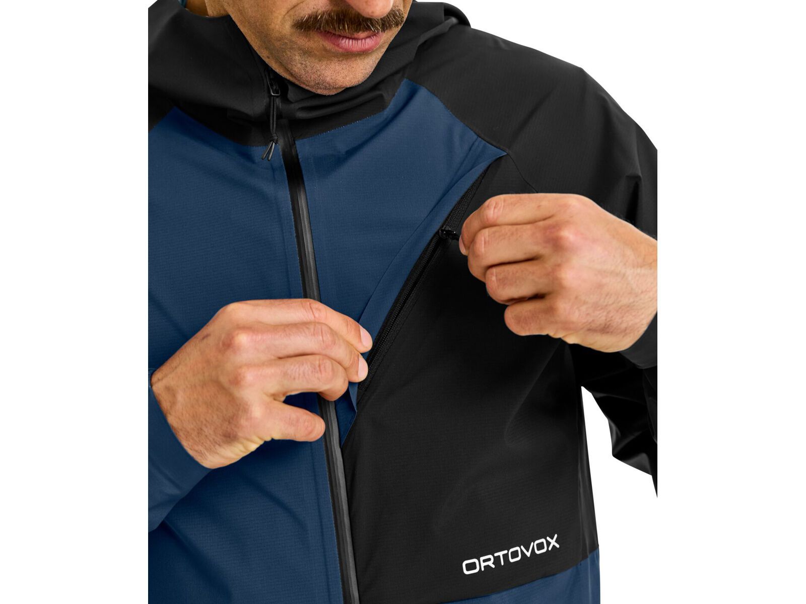 Ortovox Shield Light Piz Selva 2.5L Jacket M, deep ocean - Bild 6