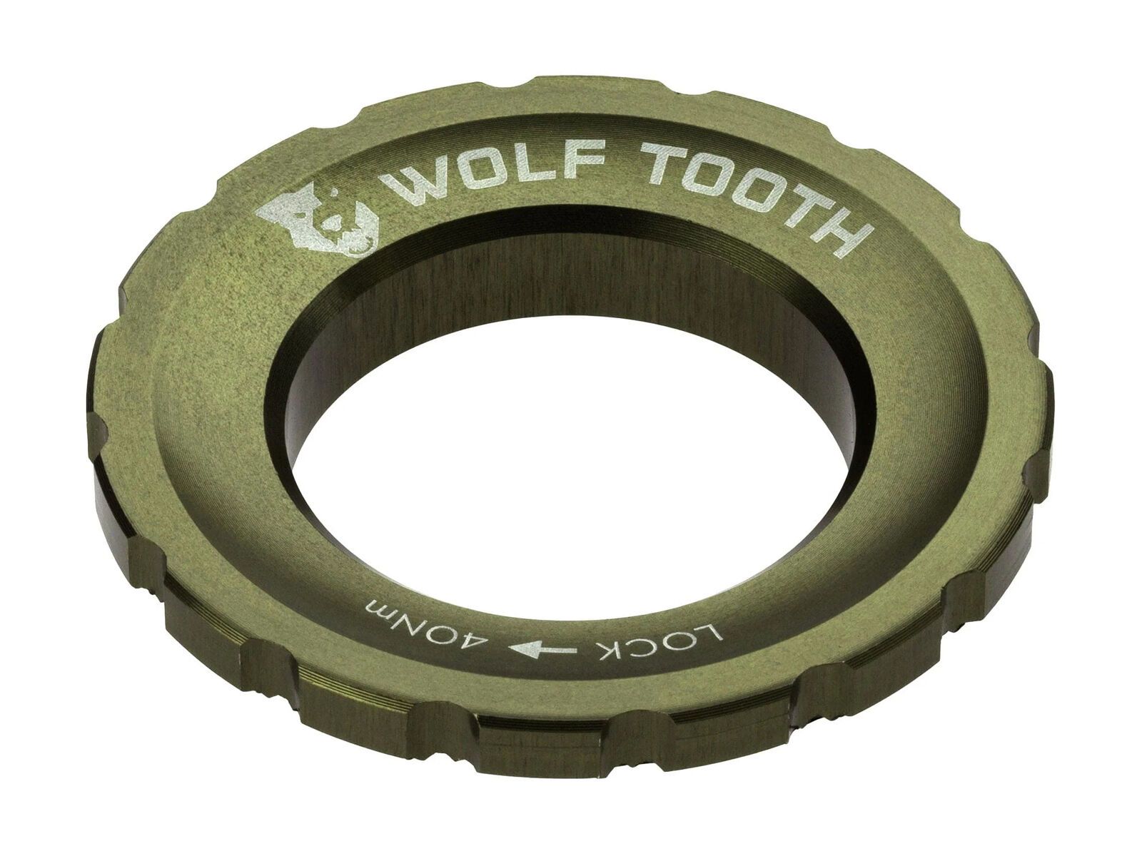 Wolf Tooth Centerlock Rotor Lockring - Außenverzahnung, olive - Bild 1