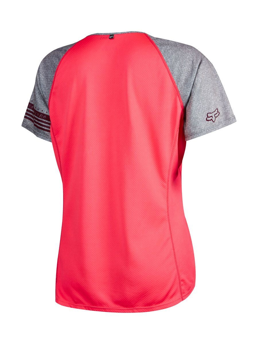 Fox Womens Ripley SS Jersey, neon red - Bild 2