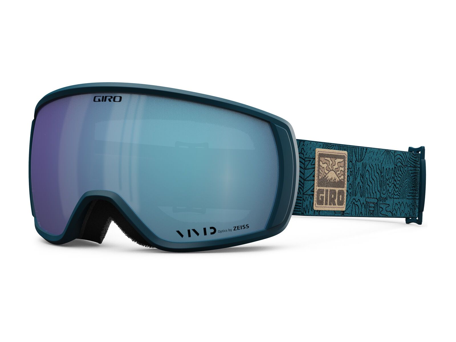 Giro Balance Vivid Royal, harbor blue adventure grid - Bild 1