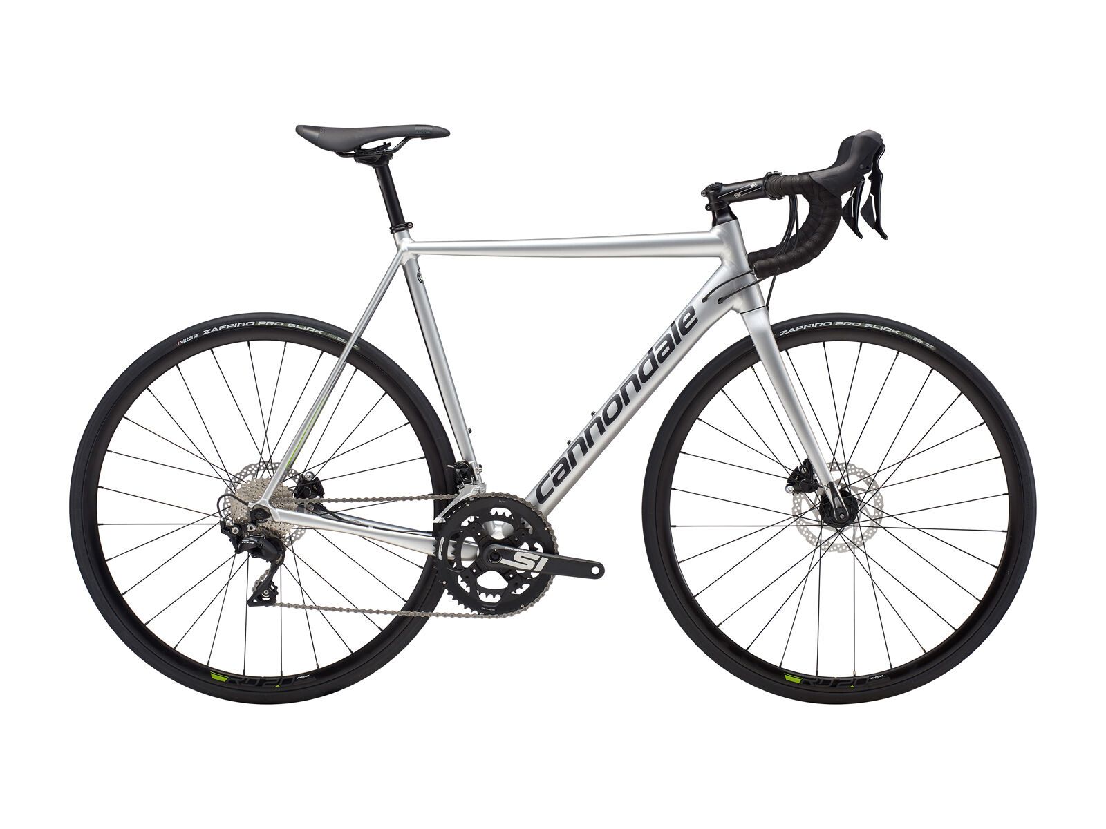 Cannondale CAAD12 Disc 105, fine silver w/ graphite and acid green - gloss - Bild 1