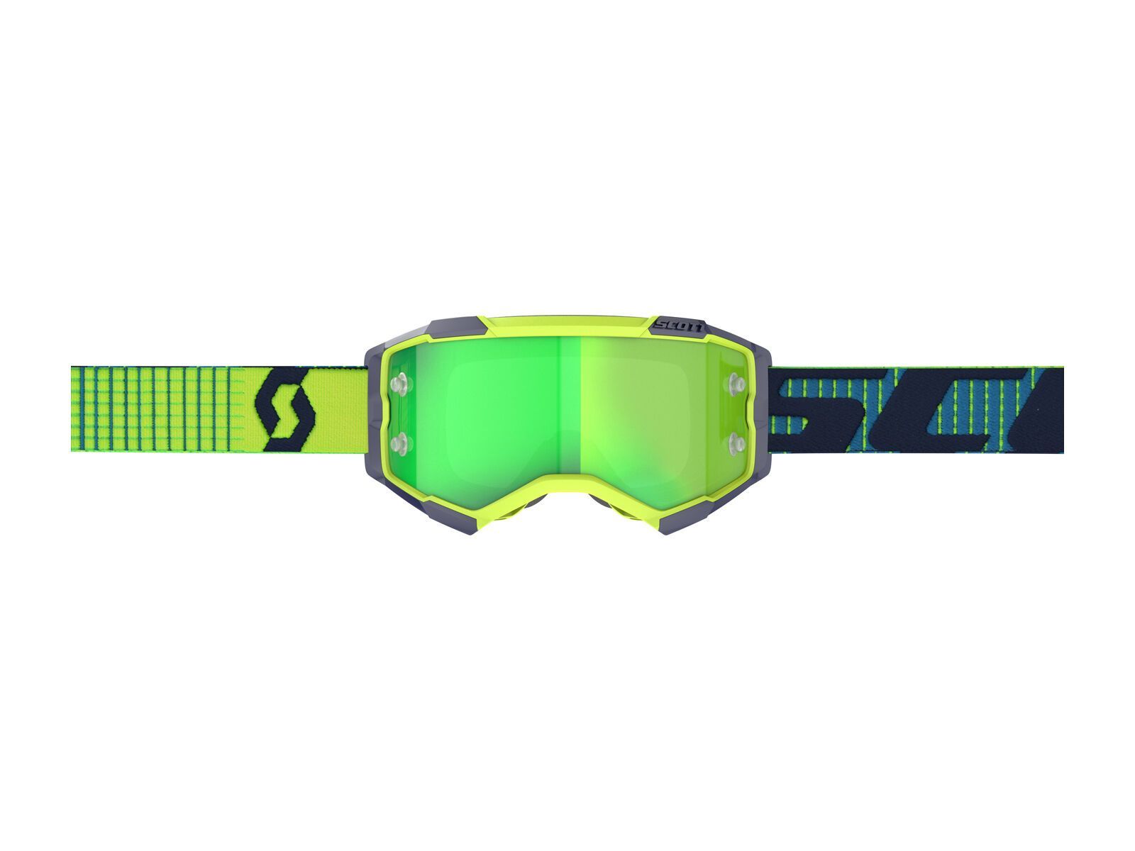 Scott Fury Goggle Green Chrome Works, blue/yellow - Bild 2