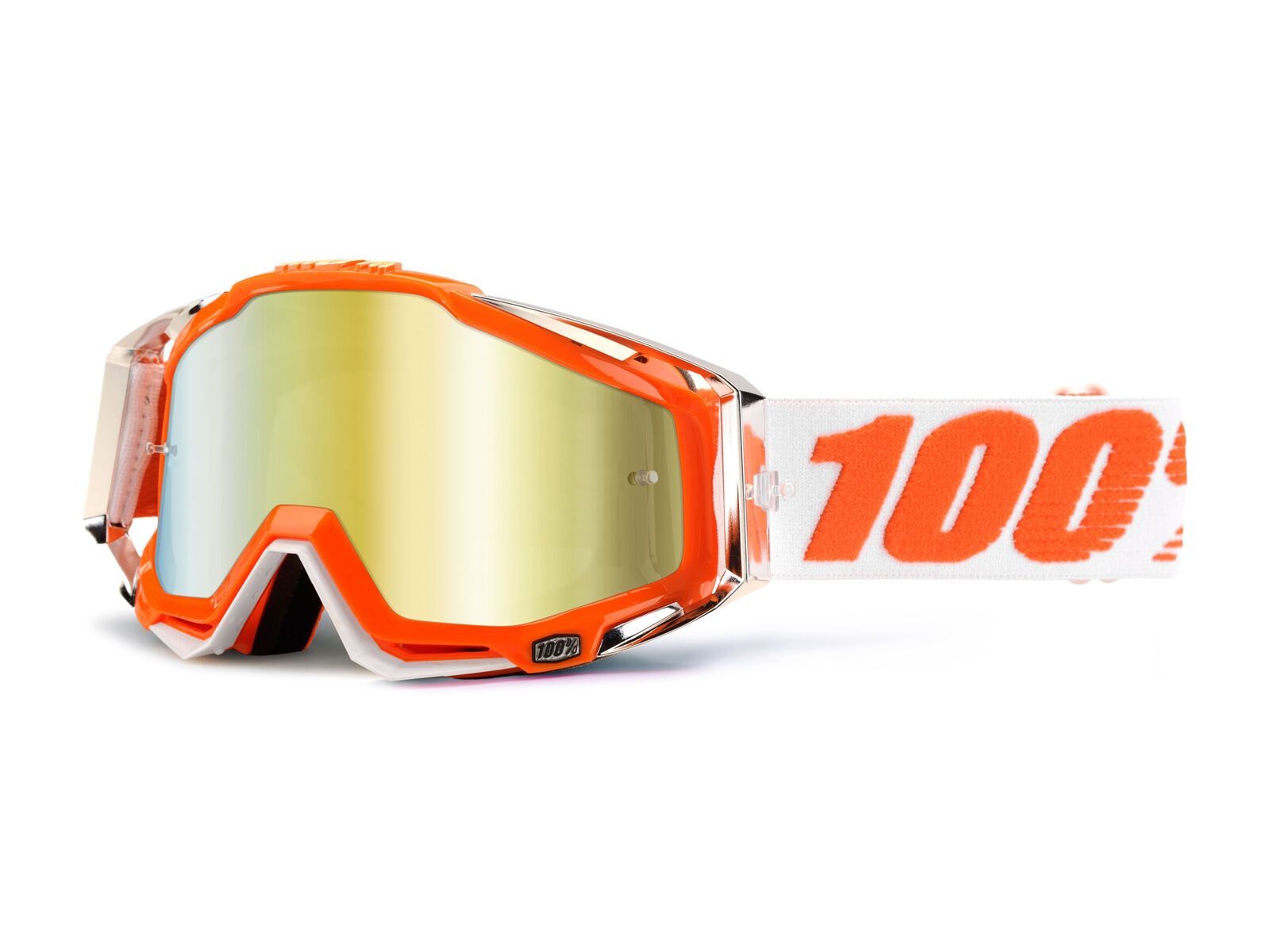 100% Racecraft, mandarina2/gold mirror + clear - Bild 1