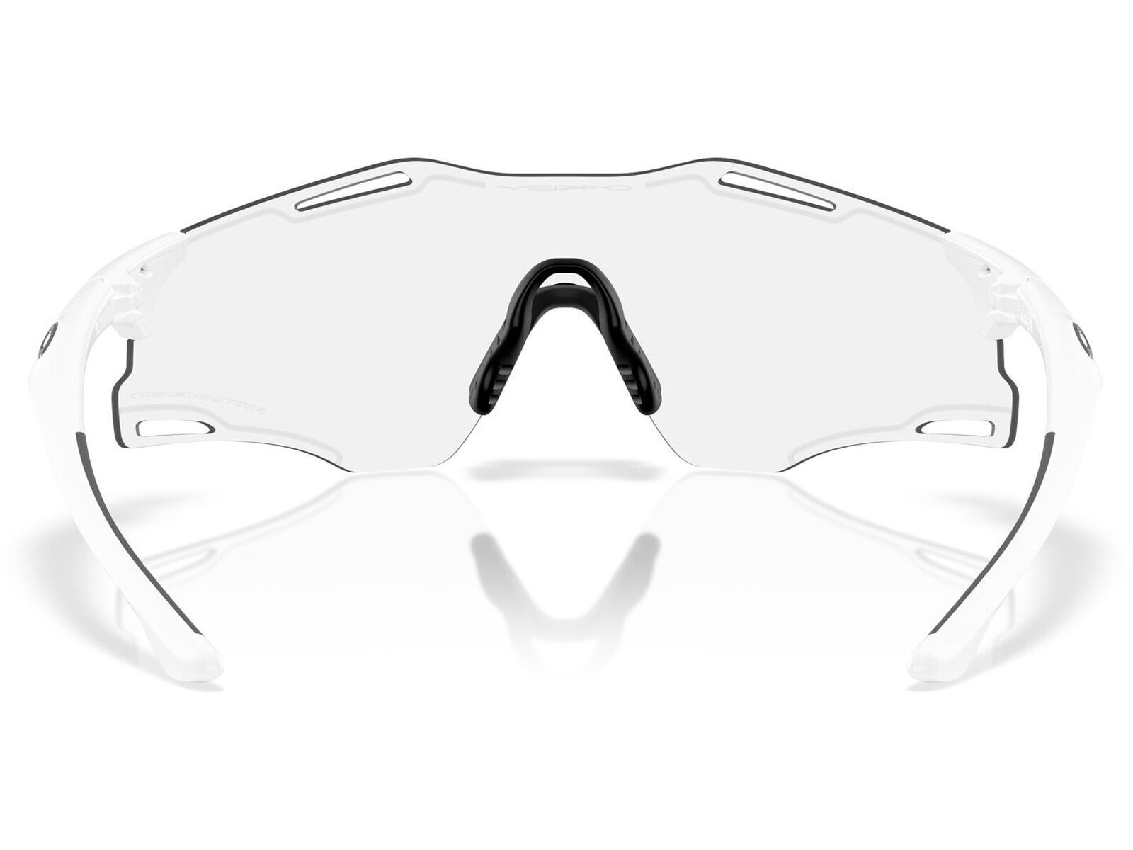 Oakley Cybr Zero Cyber Collection, Clear To Black Iridium Photochromic / matte white - Bild 7