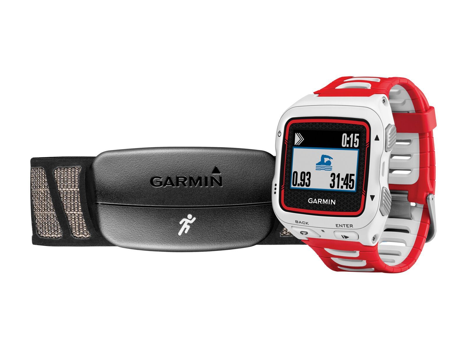 Garmin Forerunner 920XT (mit Brustgurt), weiß/rot - Bild 2