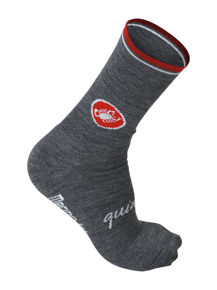 Castelli Quindici Soft Sock, anthracite - Bild 1