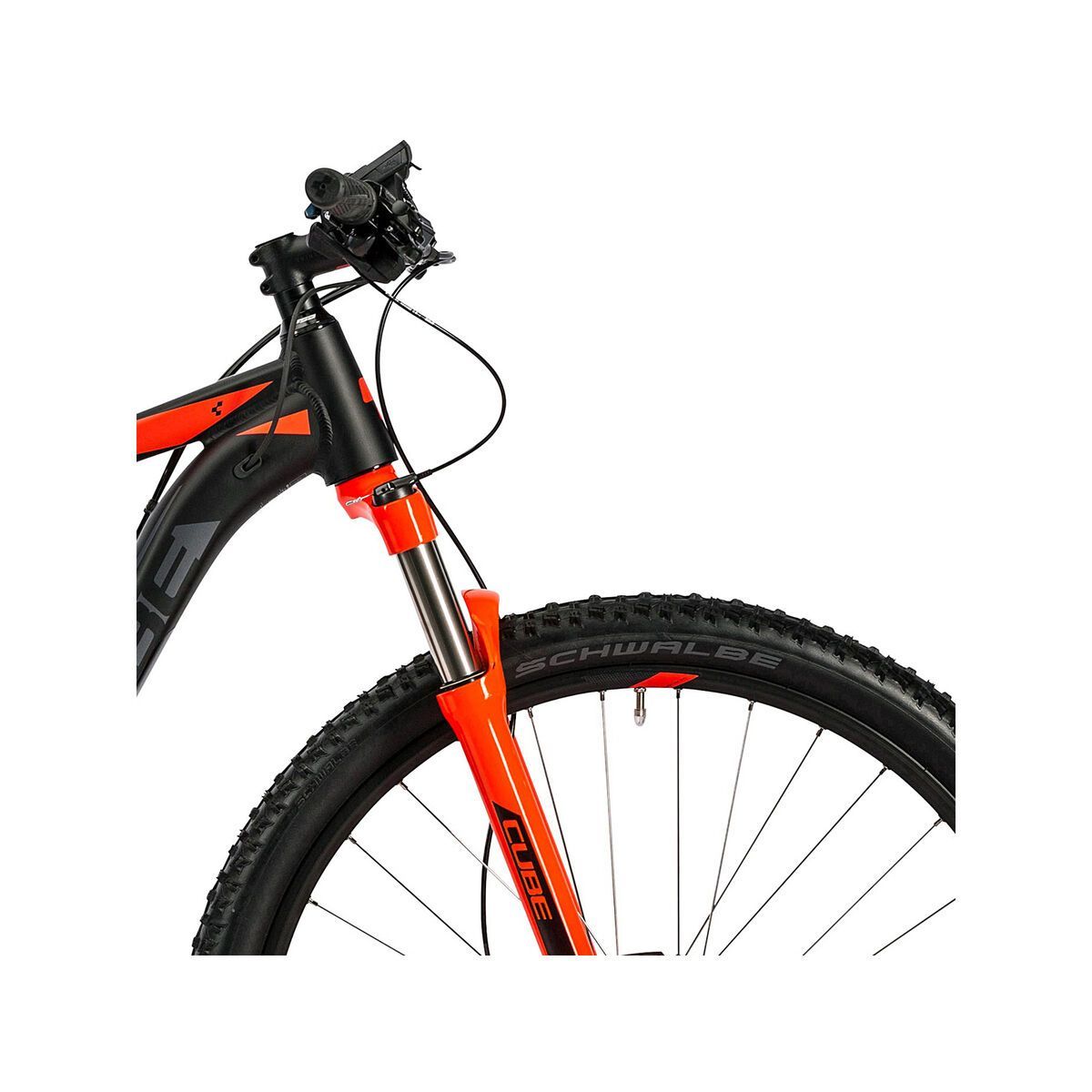 Cube Reaction Hybrid HPA Pro 400 27.5, black´n´flashred - Bild 5