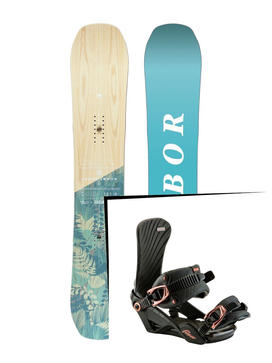 Set: Arbor Swoon Camber 2017 + Nitro Poison (1691171S) - Bild 1