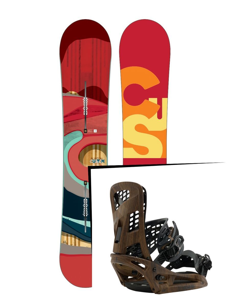 Burton Set: Custom Flying V Wide 2016 + Burton Genesis EST - Bild 1