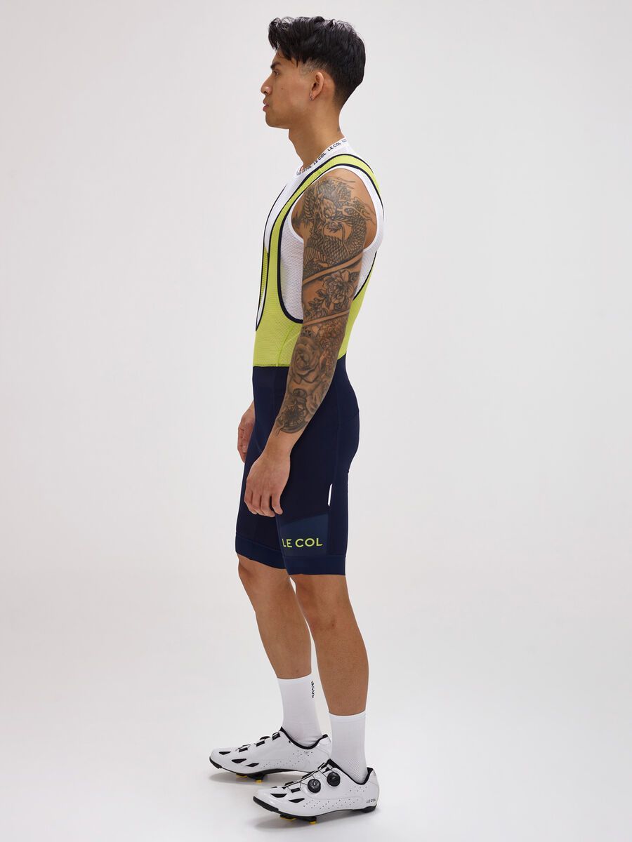 Le Col Sport Bib Shorts II, navy/lime - Bild 8