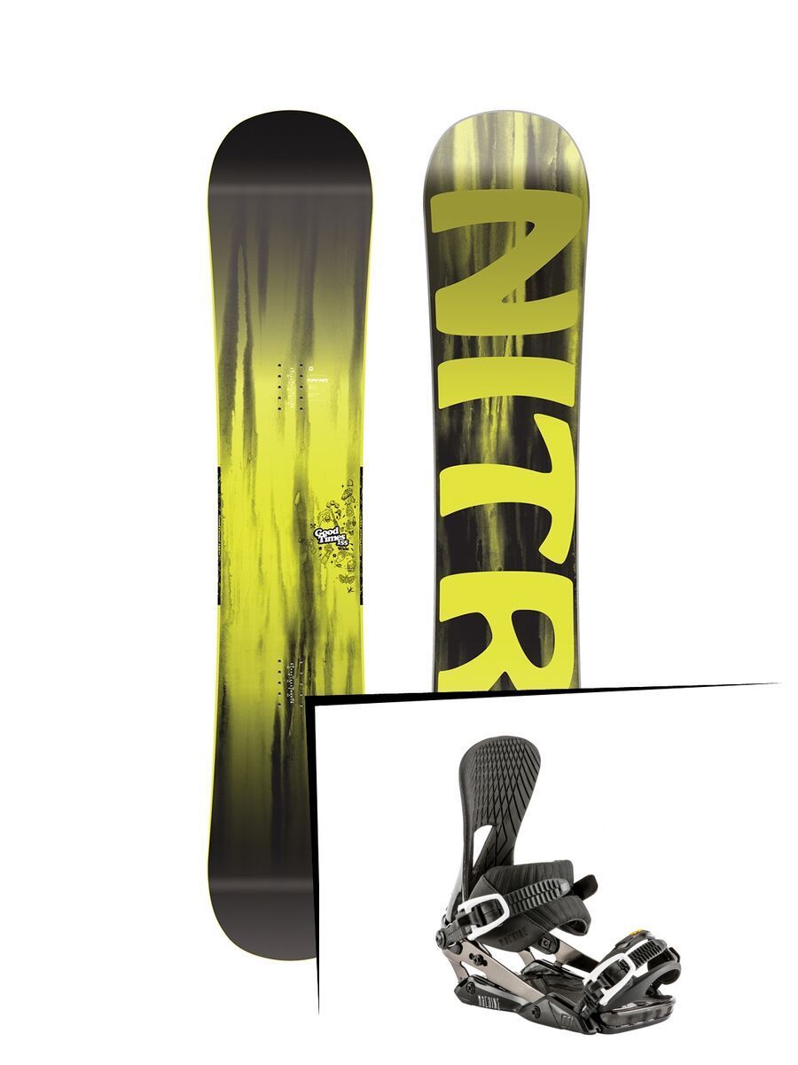 Set: Nitro Good Times Wide 2019 + Nitro Machine dark night - Bild 1
