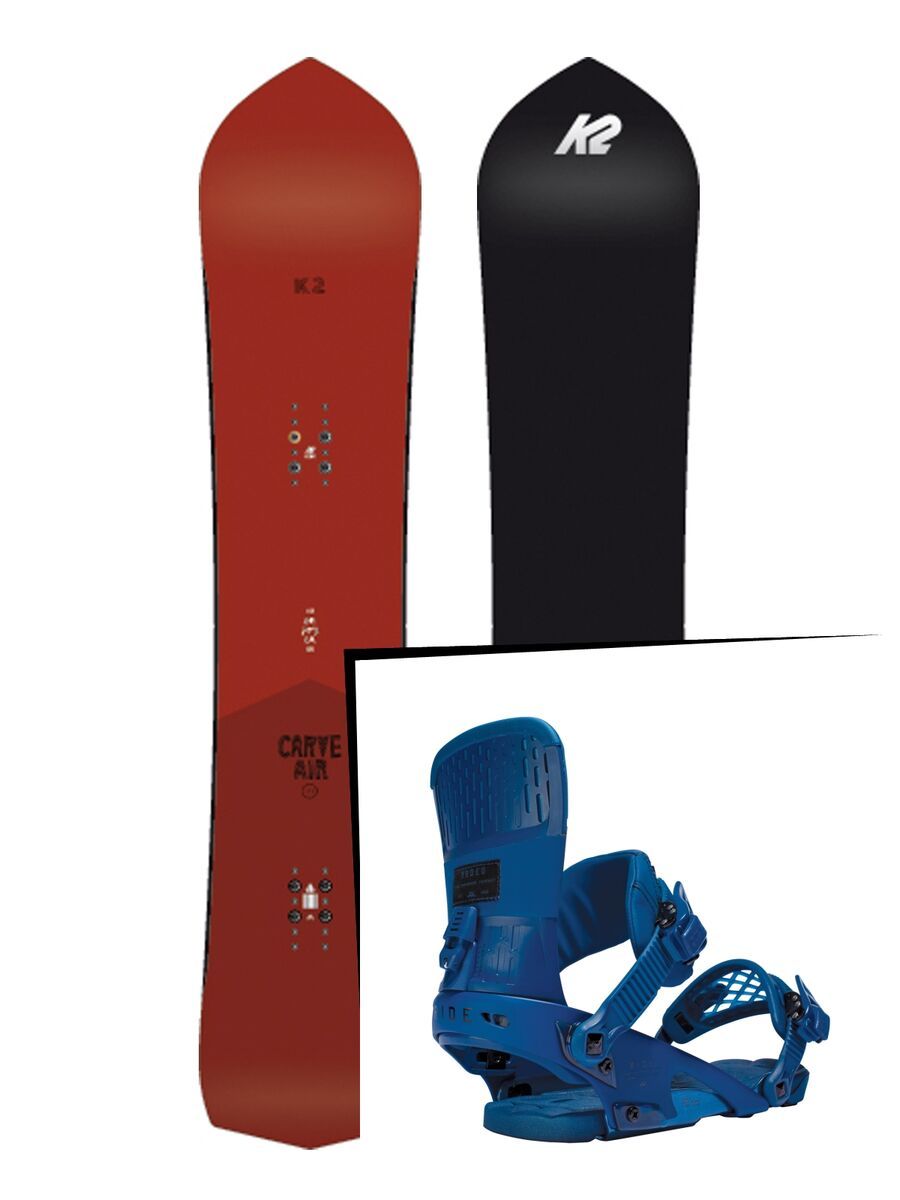 Set: K2 Carve Air 2017 + Ride Rodeo (1487158S) - Bild 1