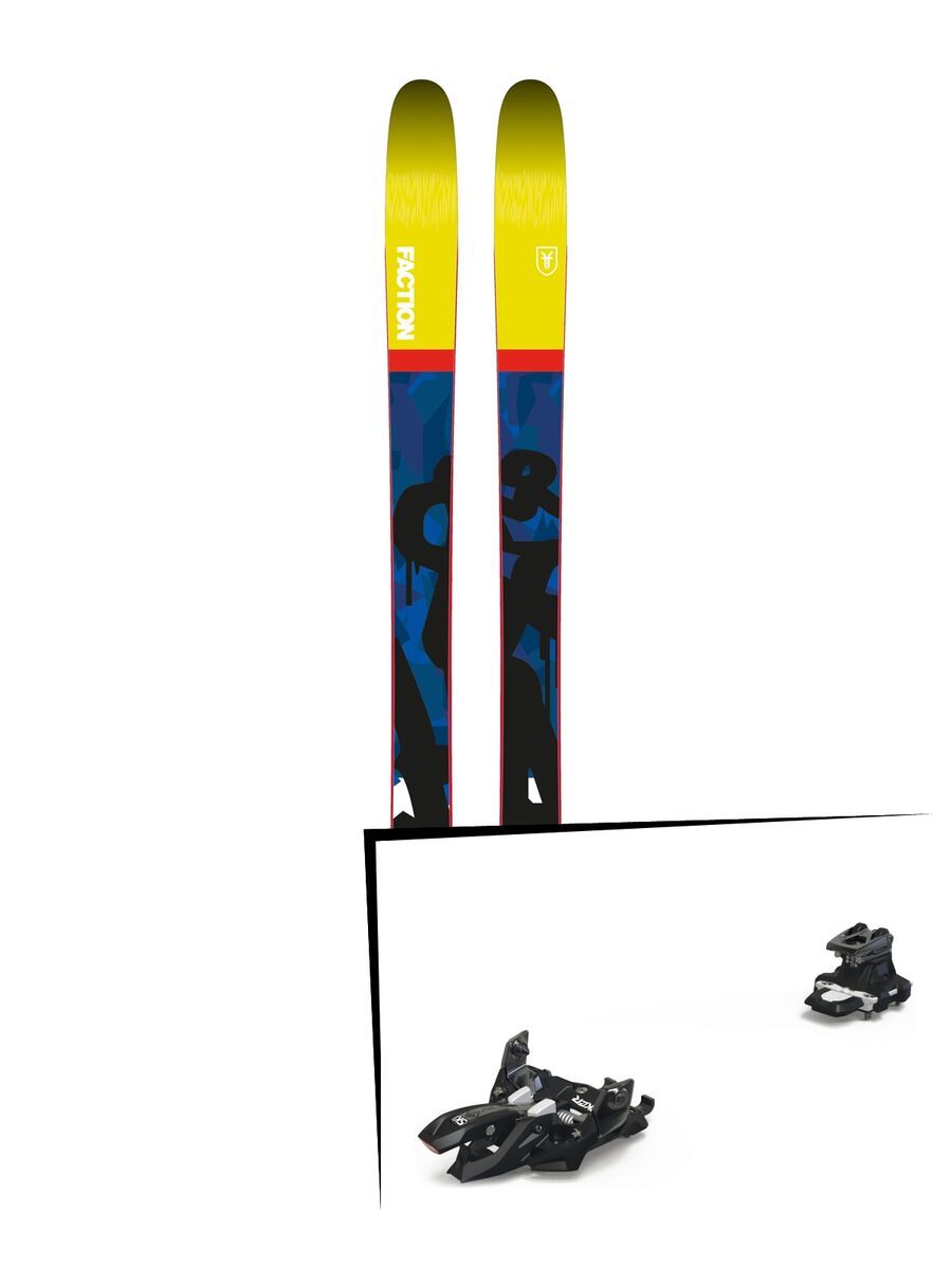 Set: Faction Prodigy 3.0 2018 + Marker Alpinist 9 black/titanium - Bild 1