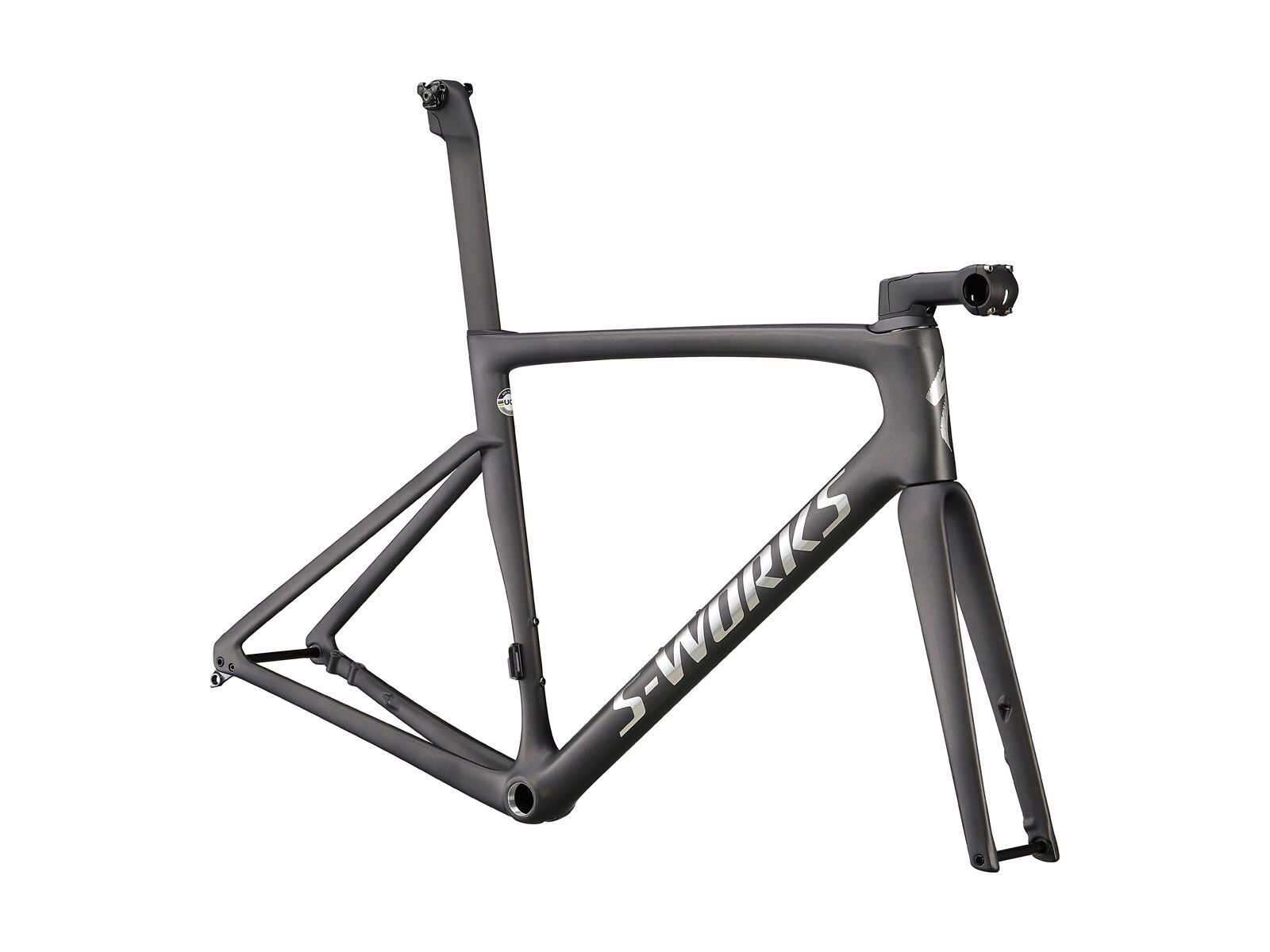 Specialized S-Works Tarmac SL7 Frameset, satin carbon/spectraflair tint/gloss brushed chrome - Bild 1