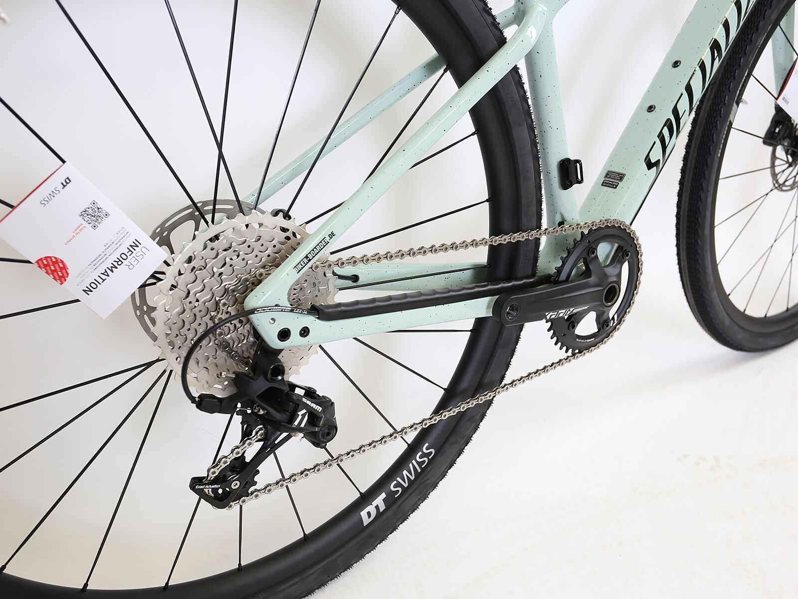 ***2. Wahl*** Specialized Diverge Sport Carbon – SRAM Apex gloss white sage/oak/black/chrome - Bild 8