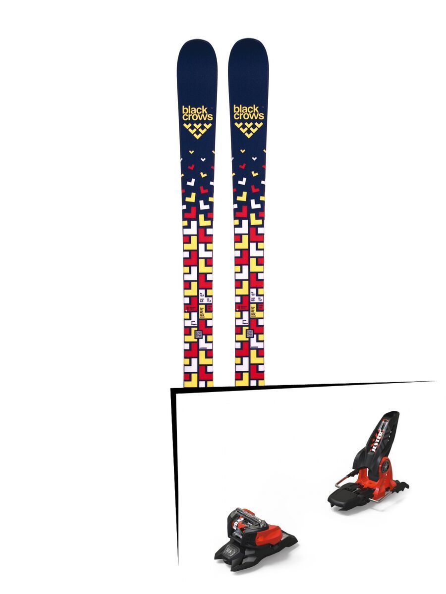 Set: Black Crows Junius 2018 + Marker Jester 18 Pro ID black/flo-red - Bild 1