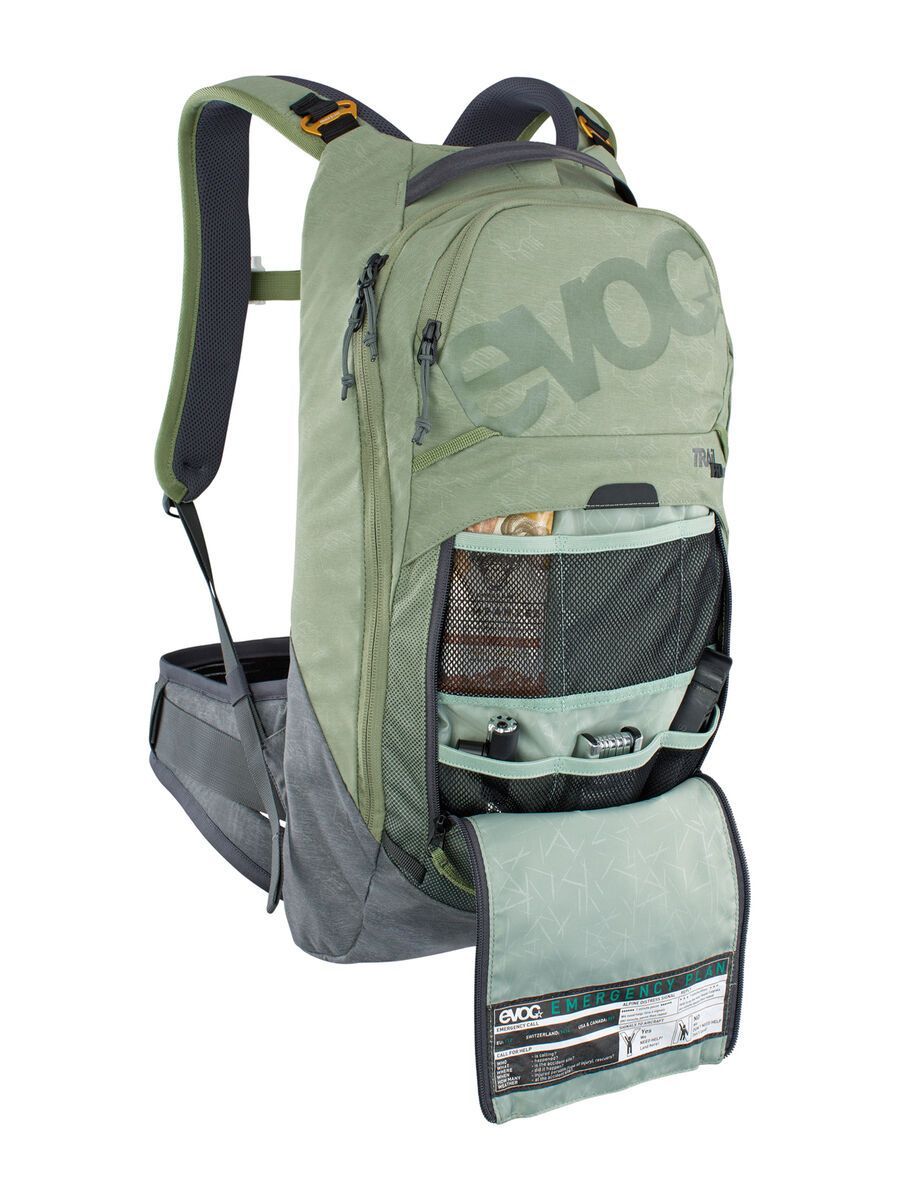 Evoc Trail Pro 10 - S/M, light olive/carbon grey - Bild 5