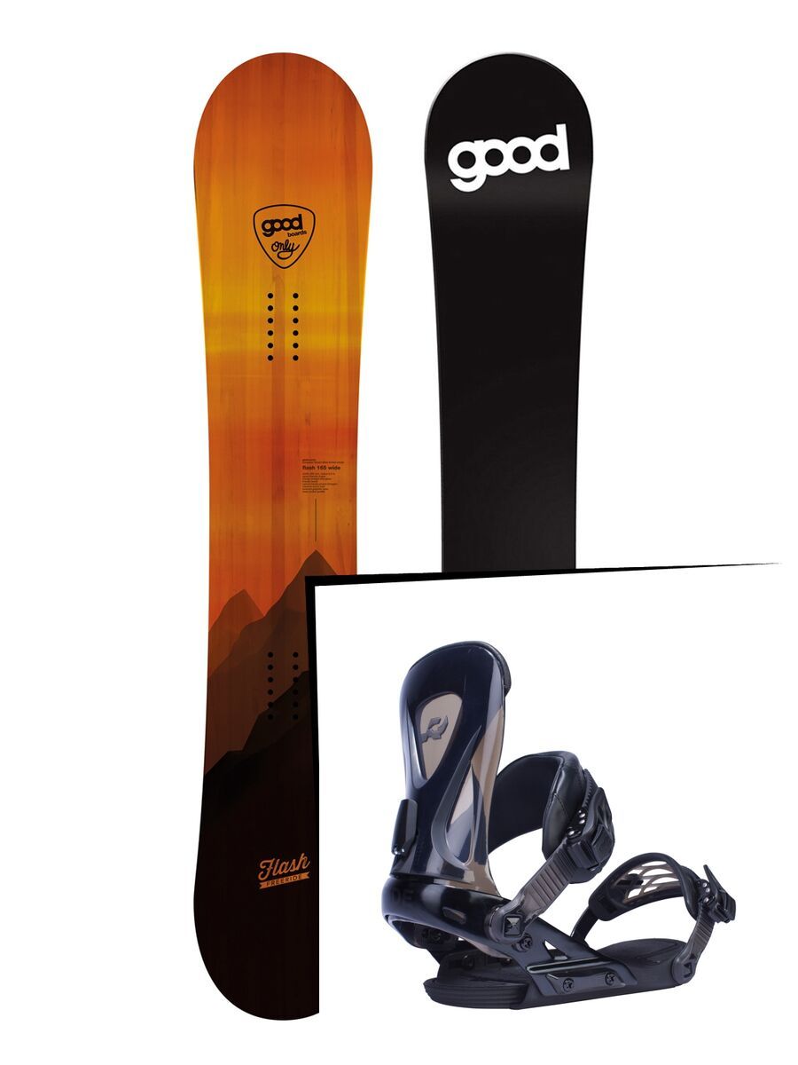 Set: goodboards Flash Long 2017 + Ride Revolt (1770162S) - Bild 1