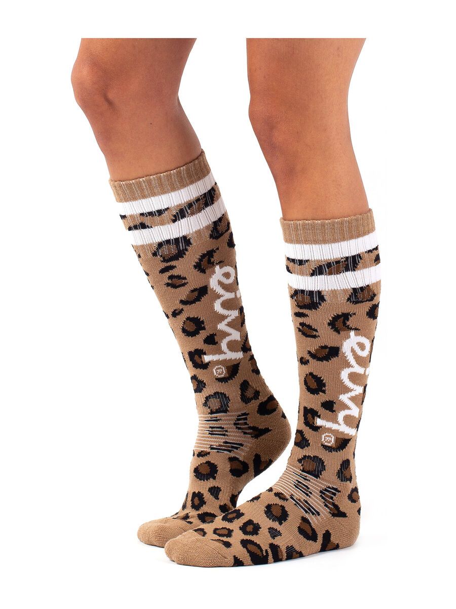 Eivy Cheerleader Wool Socks, leopard - Bild 1