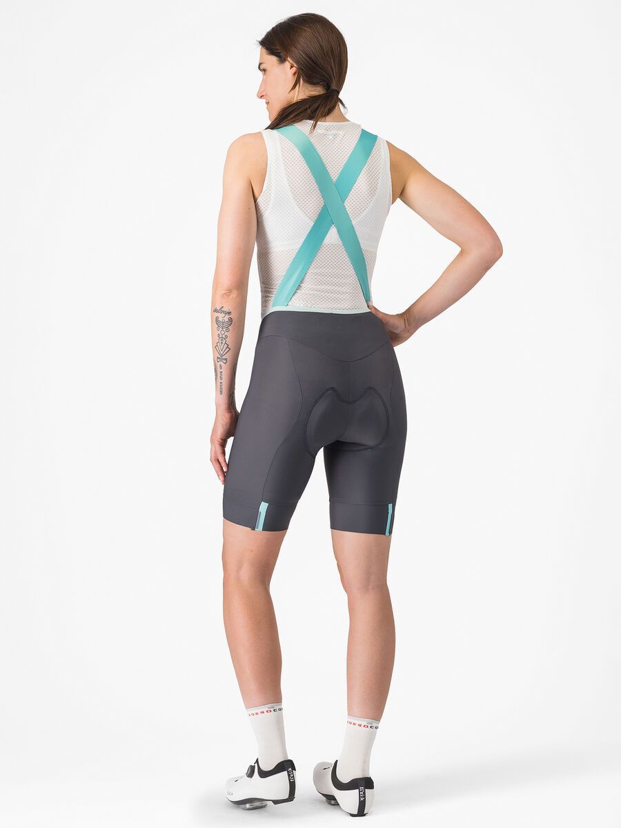 Castelli Prima 2 DT Bibshort, dark gray/pool blue - Bild 3