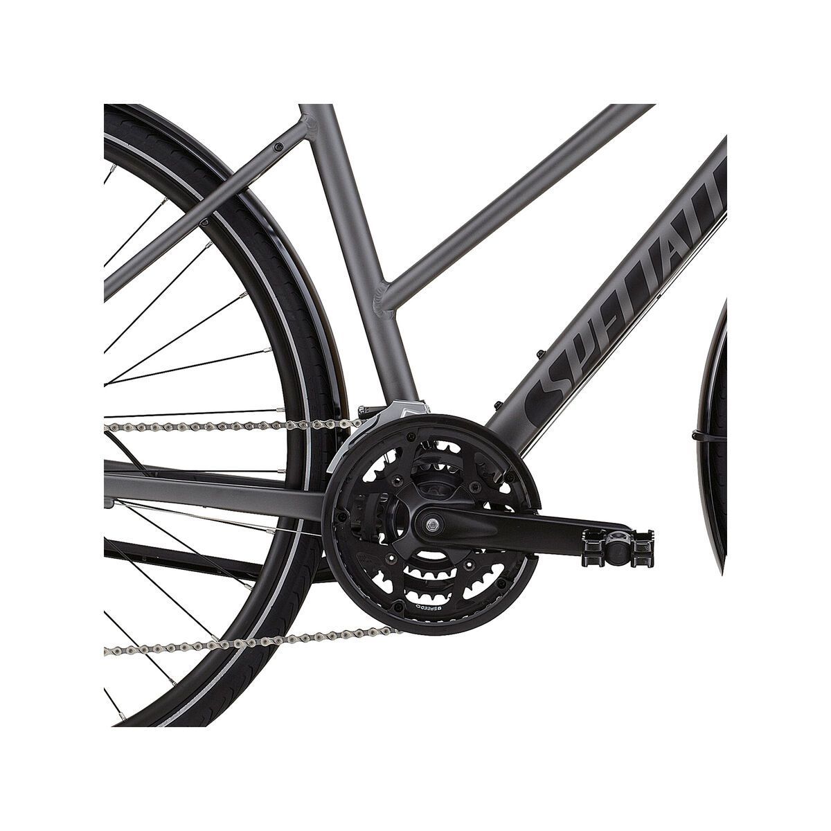 Specialized Source Sport Disc Step Through, satin charcoal/black - Bild 3