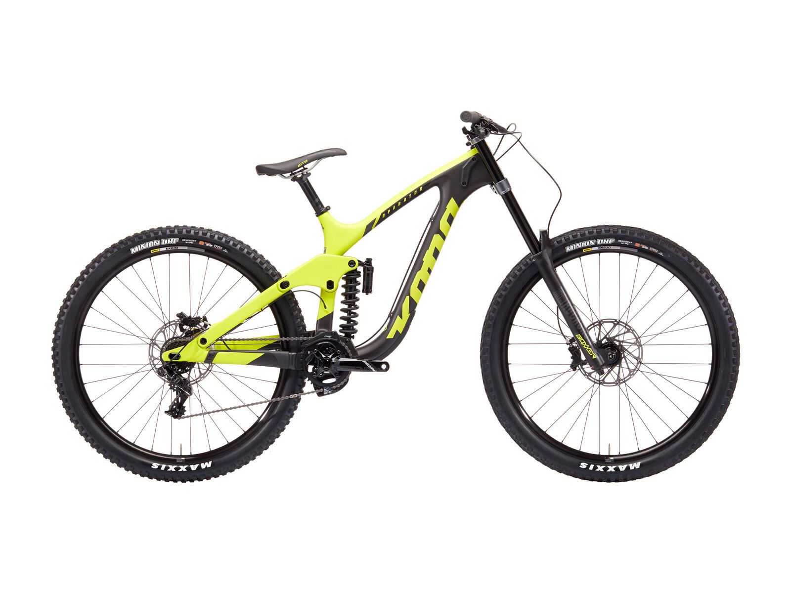 Kona Operator CR, matt yellow & charcoal w/ yellow, black, & charcoal decals - Bild 1