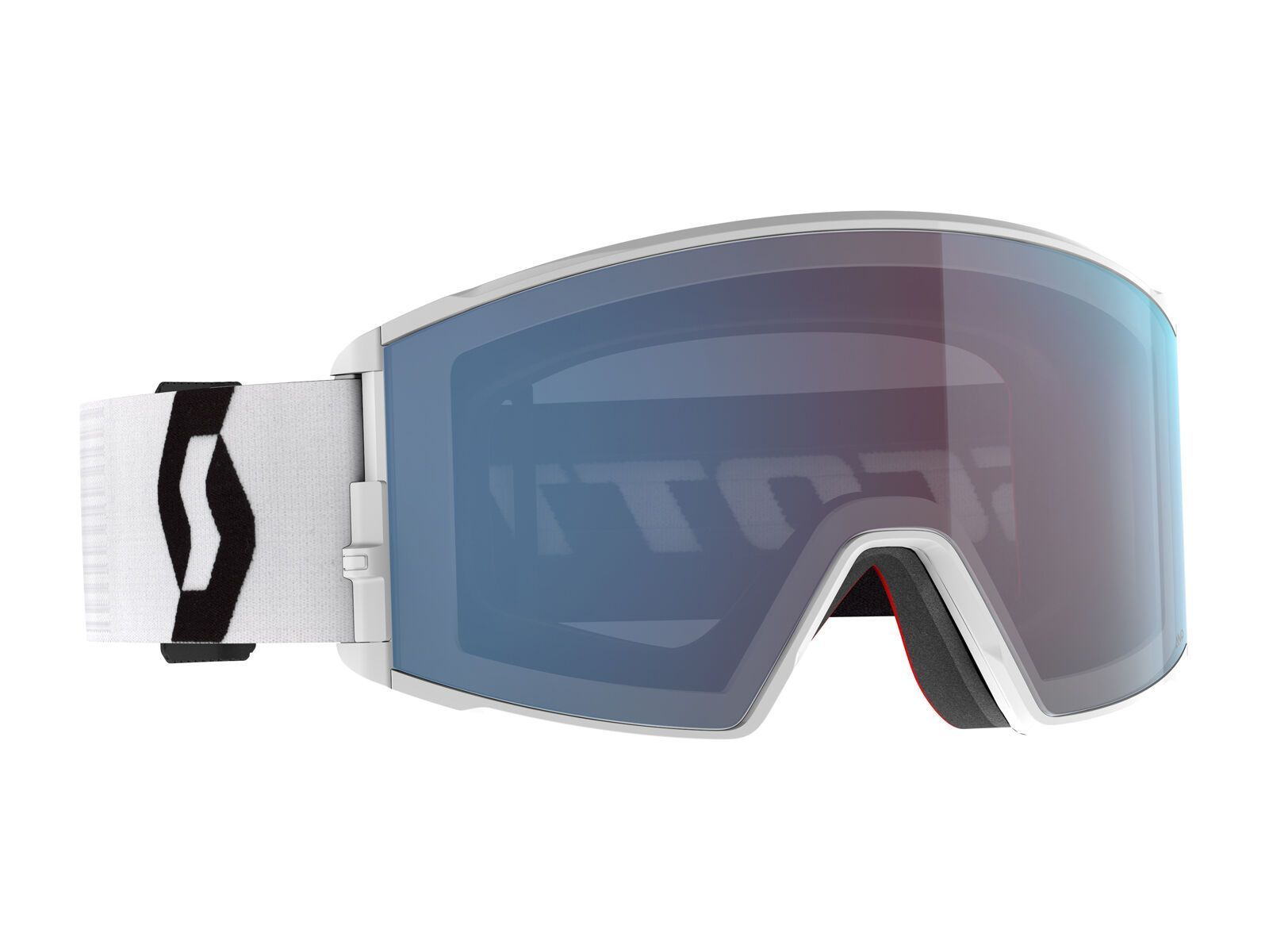 Scott React, Enhancer Blue Chrome / mineral white/black - Bild 1