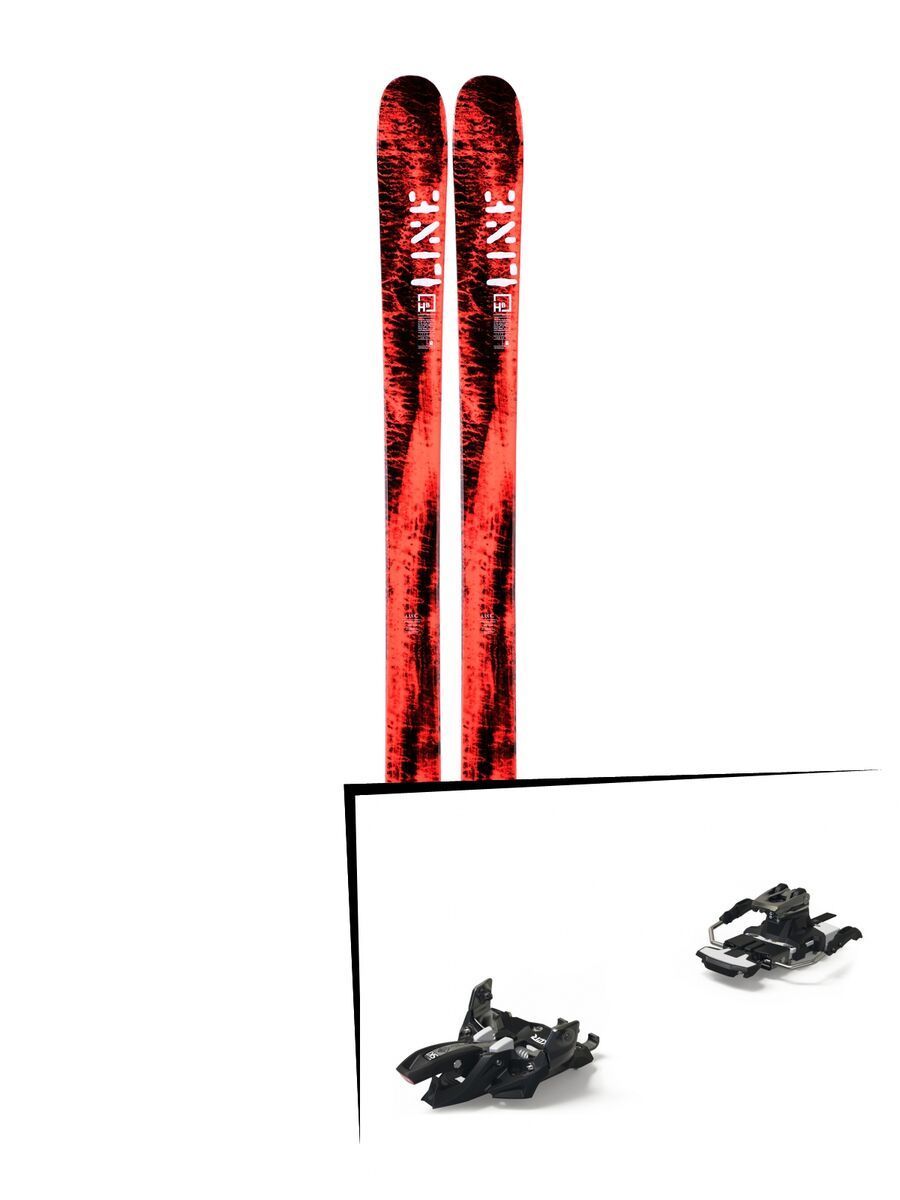 Set: Line Honey Badger 2019 + Marker Alpinist 9 Long Travel black/titanium - Bild 1