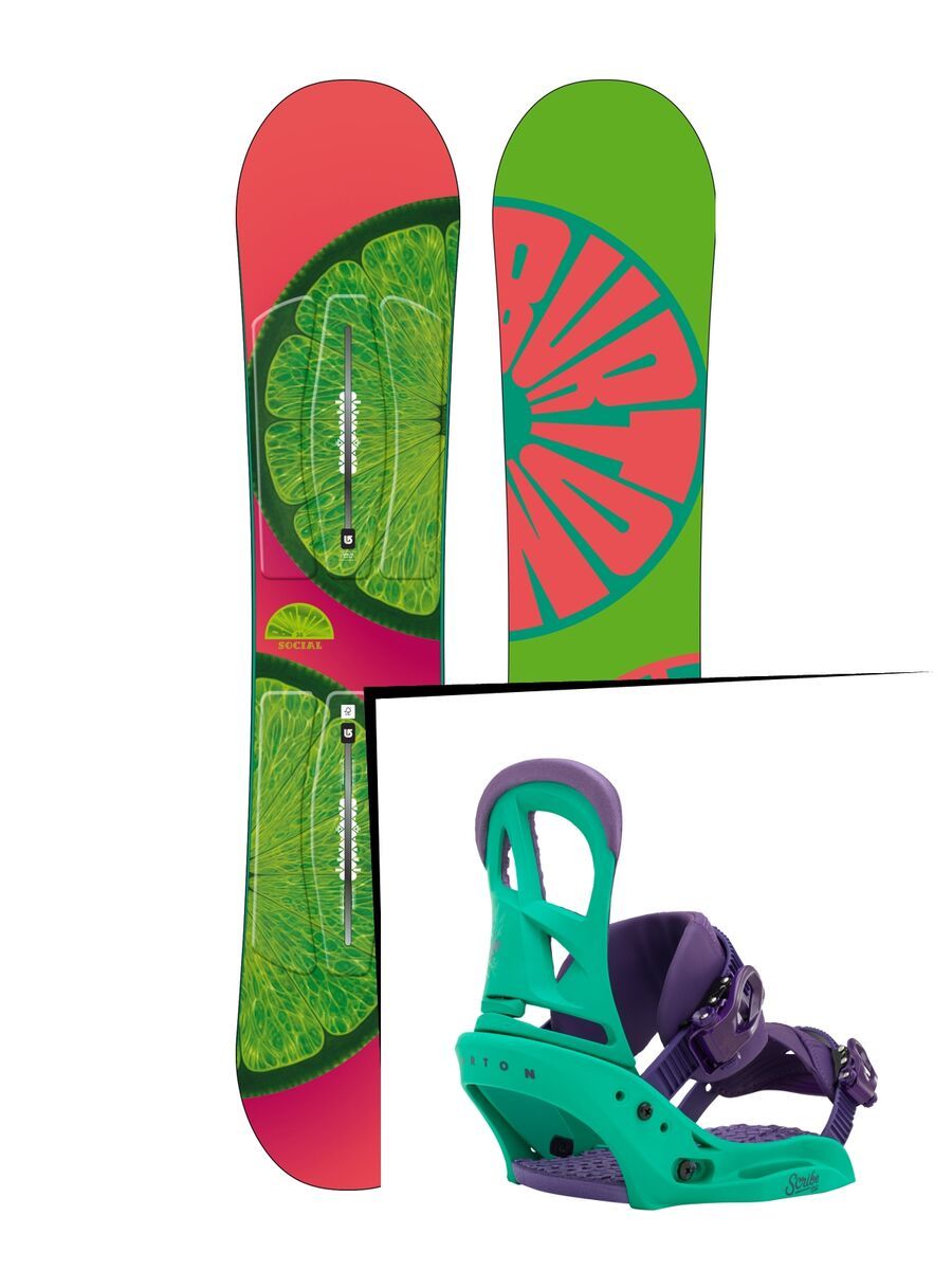 Burton Set: Social 2016 + Burton Scribe EST - Bild 1