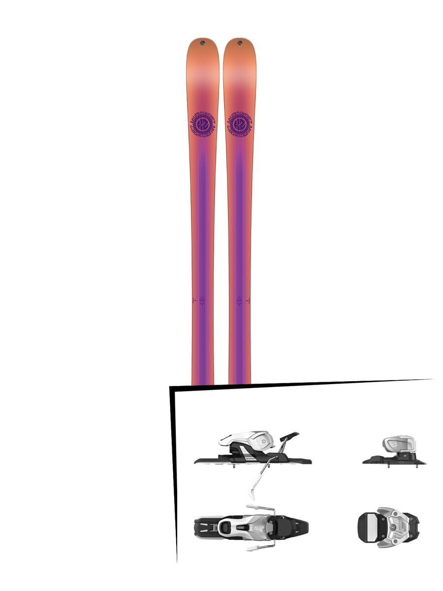 Set: K2 SKI Missconduct 2018 + Salomon Warden 11 silver/white - Bild 1